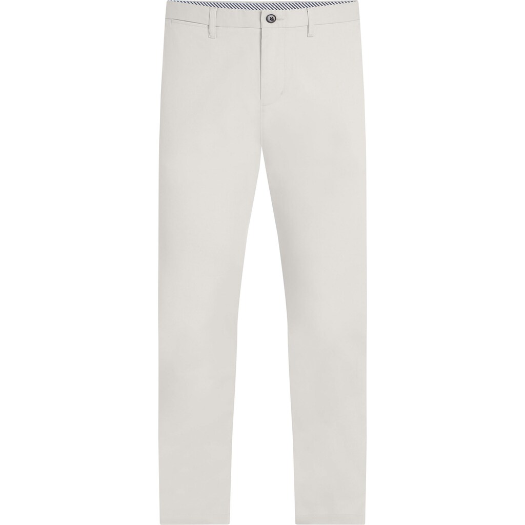 Tommy Hilfiger Chinohose »BLEECKER CHINO 1985 PIMA COTTON«, mit dezenter Labelflag über der Gesäßtasche