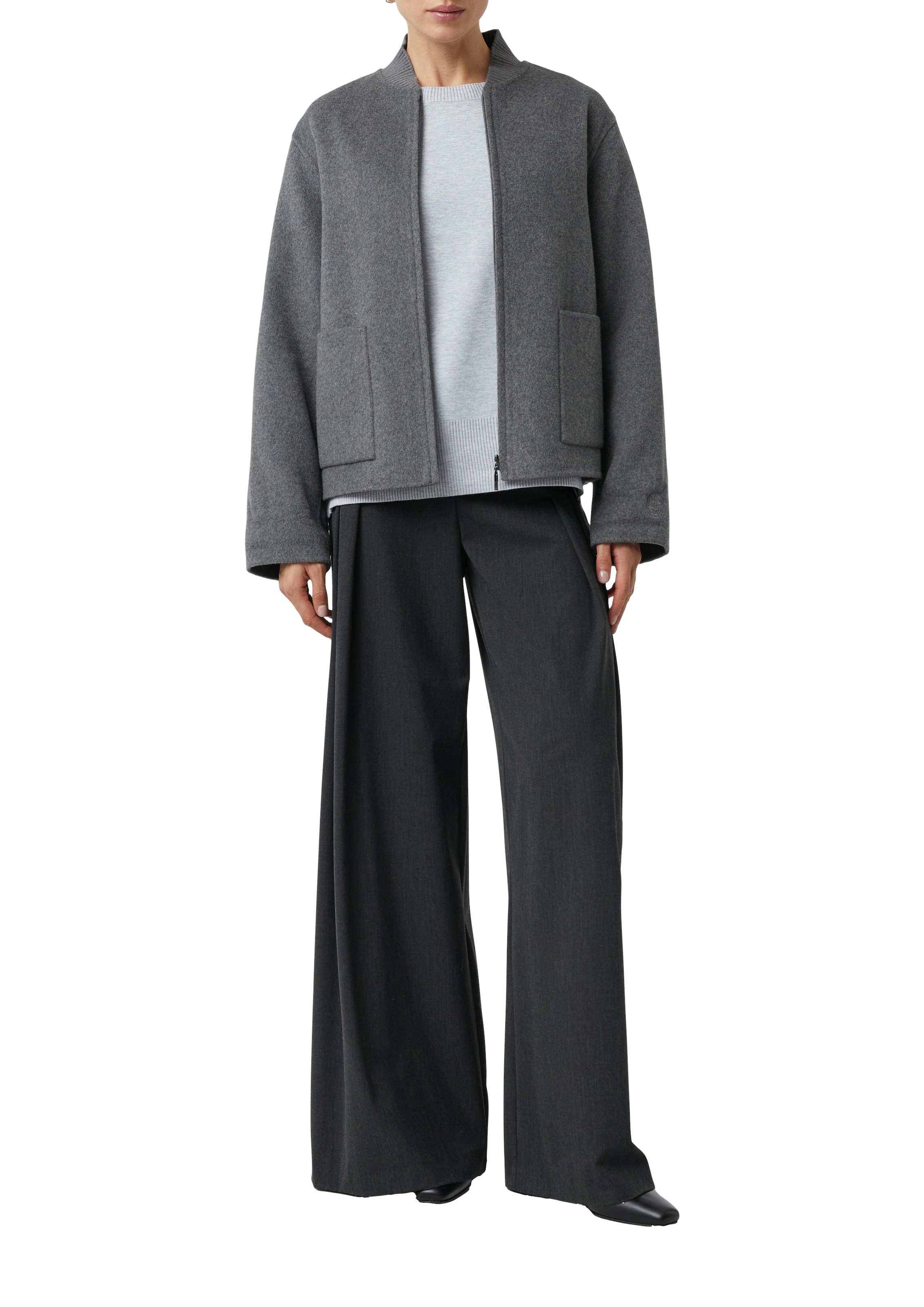 Comma Strickpullover mit Rippbündchen