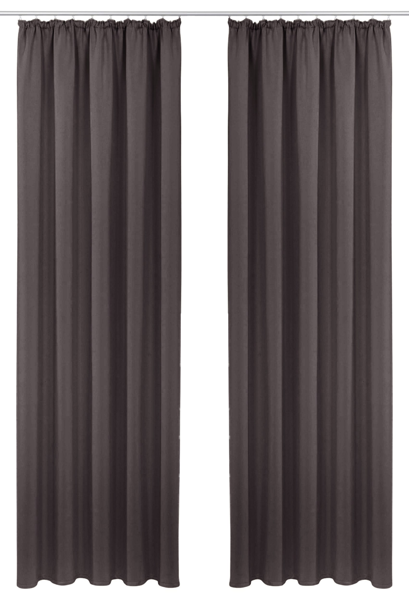 my home Gardine »SOLA«, (1 St.), Breite:130 cm oder 270 cm,1 Schal, einfarbig, Verdunkelung, Überbreite