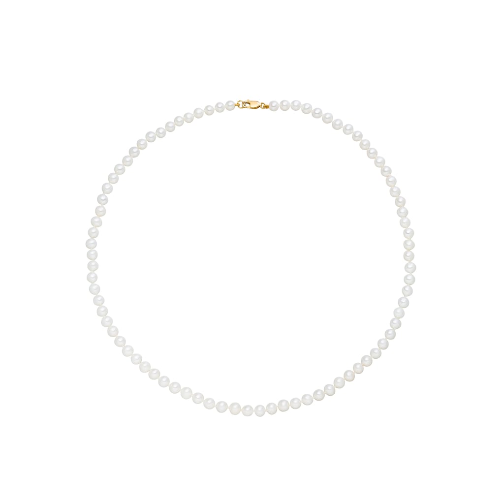 Firetti Perlenkette »Schmuck Geschenk Gold 375 Halsschmuck Halskette Perle«, Made in Germany - mit Süßwasserzuchtperle