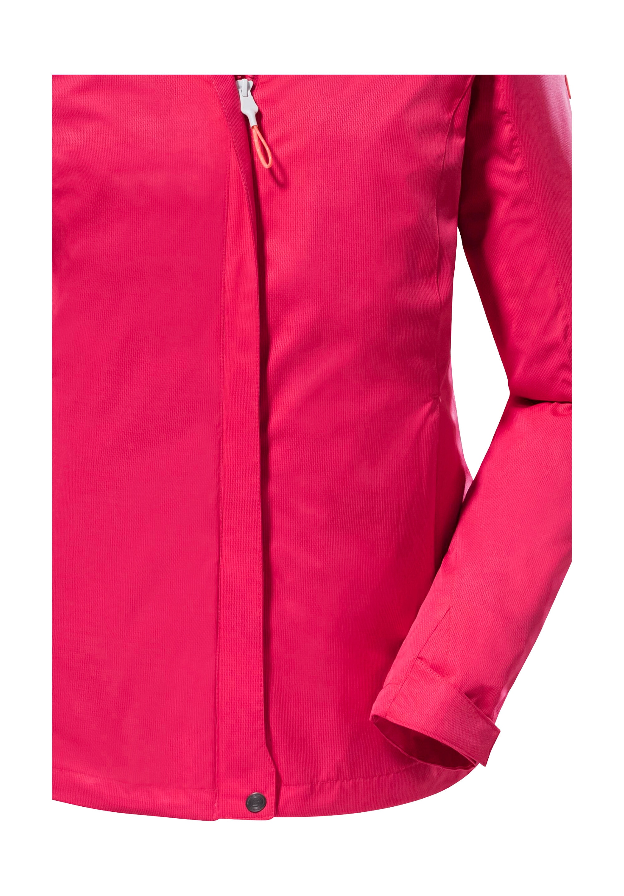 Killtec Outdoorjacke »KOS 133 WMN JCKT«, Wasser- und winddichte Damenjacke mit abnehmbarer Kapuze, PFAS-frei