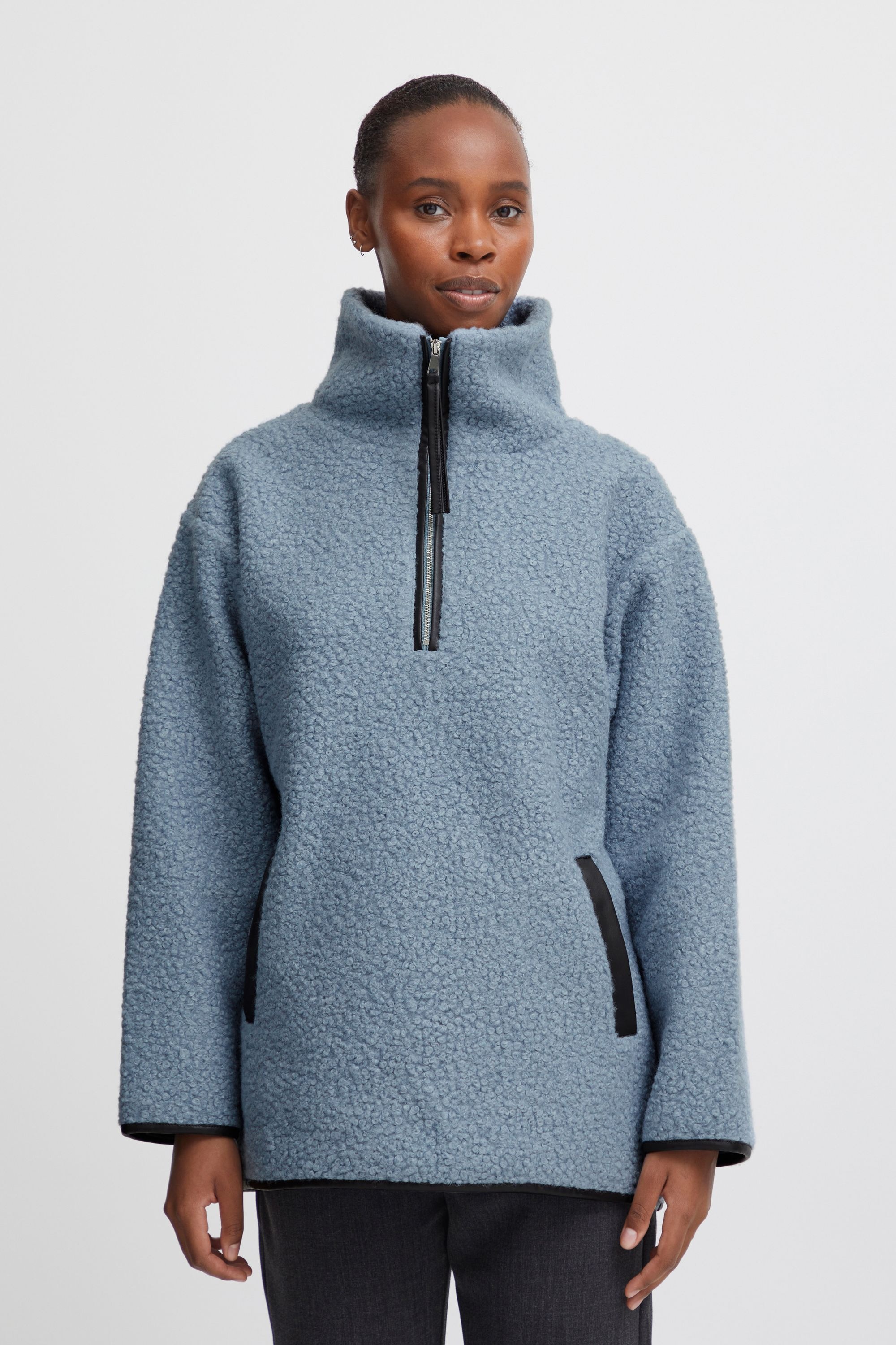 b.young Strickfleece-Pullover »Strickfleece-Pullover BYCIDAN PILE«