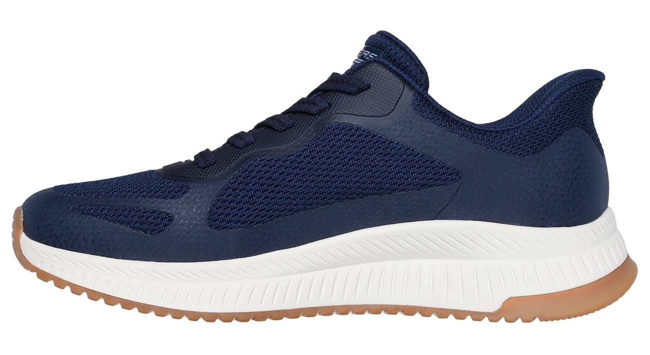 Skechers Slip-On Sneaker »BOBS SQUAD 4«, Slipper, Freizeitschuh, Halbschuh mit Memory Foam