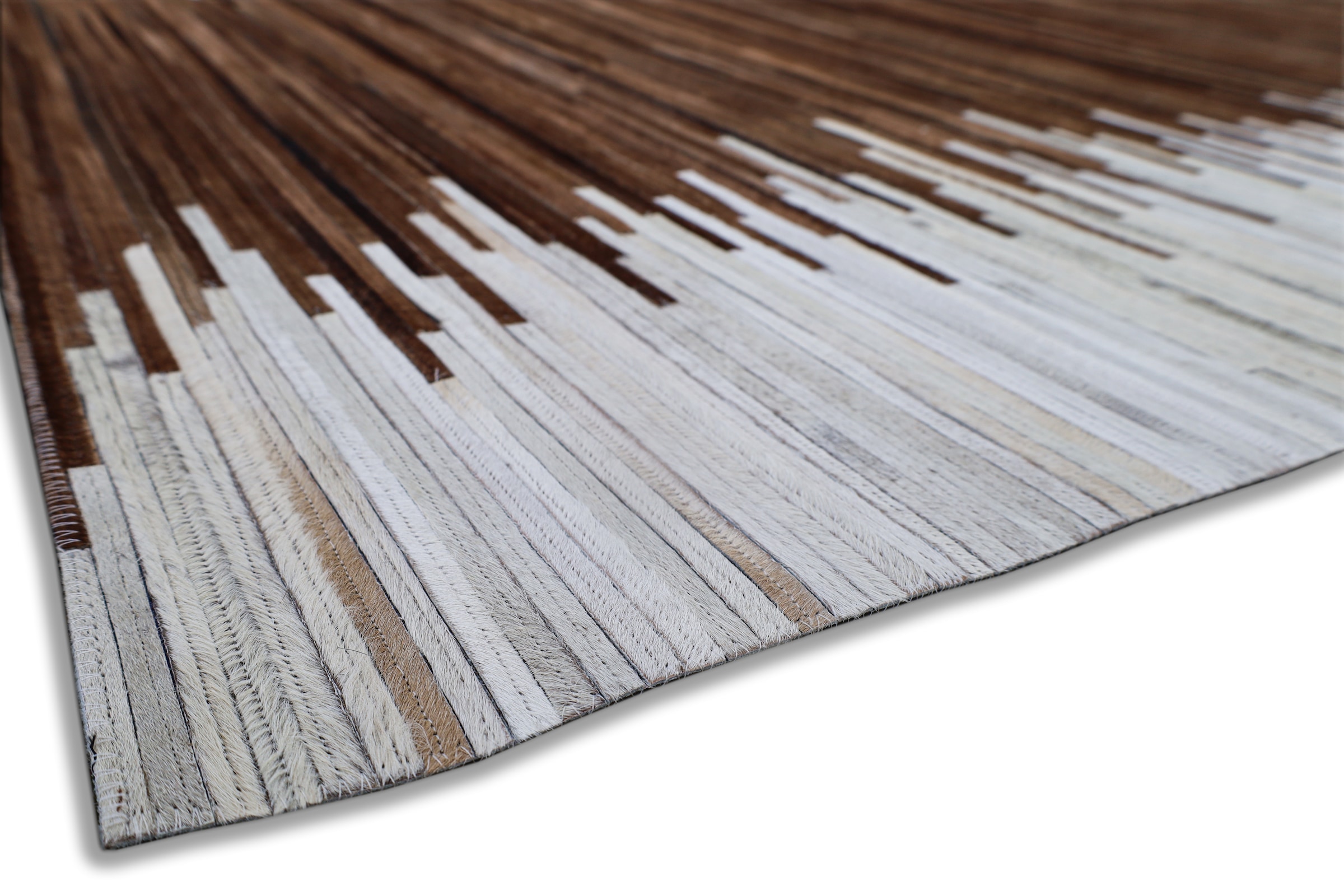 Myflair Möbel & Accessoires Fellteppich »HIDE HARMONY, echtes Rinderfell« rechteckig 10 mm Höhe handgenäht, Naturprodukt, natürliche Struktur & Premium-Look