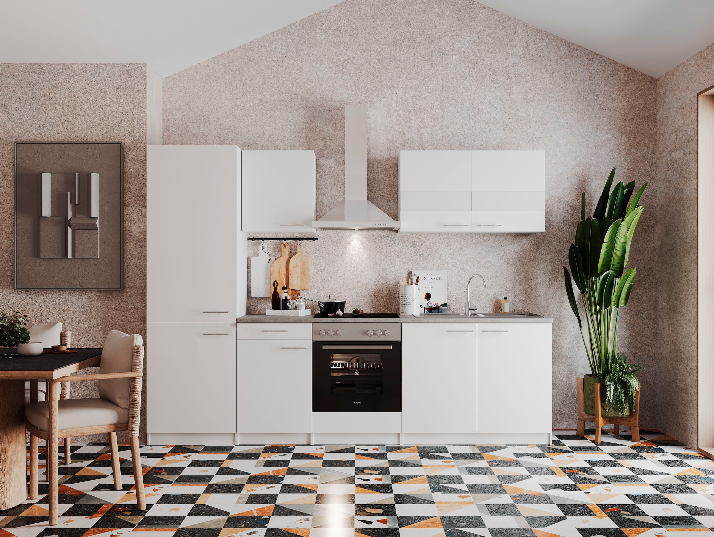 RESPEKTA Küchenzeile »Malia« Breite 270 cm, mit Soft-Close, in exklusiver Konfiguration für OTTO