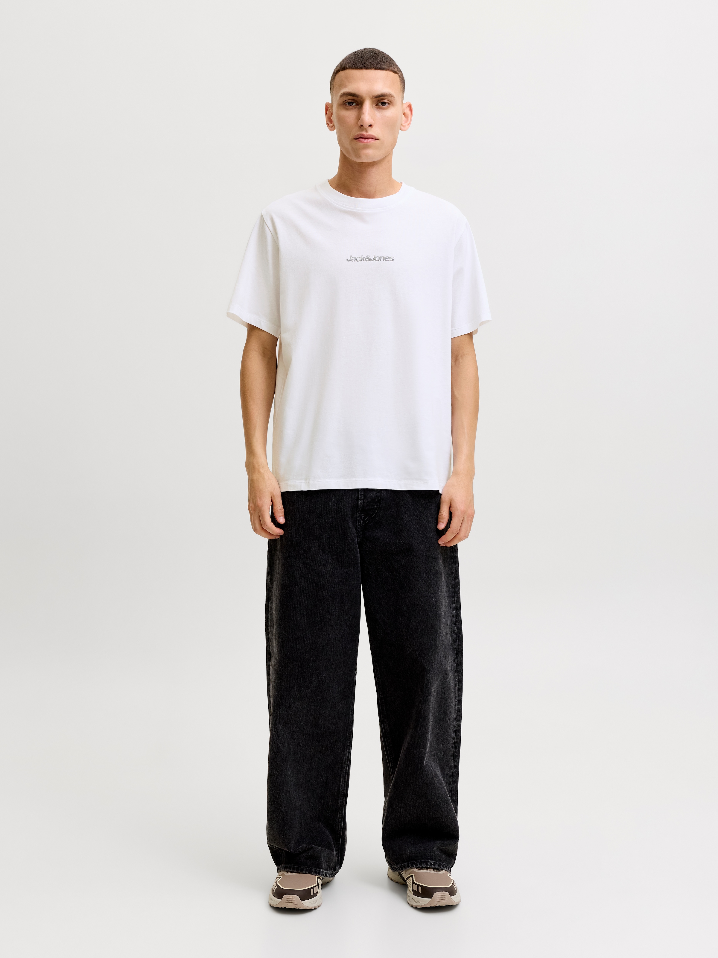 Jack & Jones T-Shirt »JCOECHO GRAPHIC BACK PRINT SS TEE CN FST« Baumwolle, regular fit