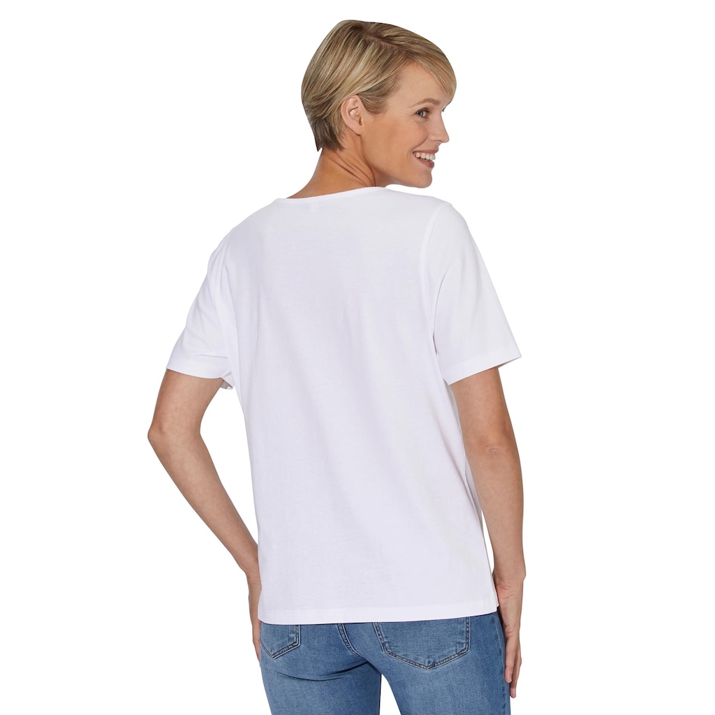Classic Basics Kurzarmshirt »Rundhals-Shirt«, (1 tlg.)