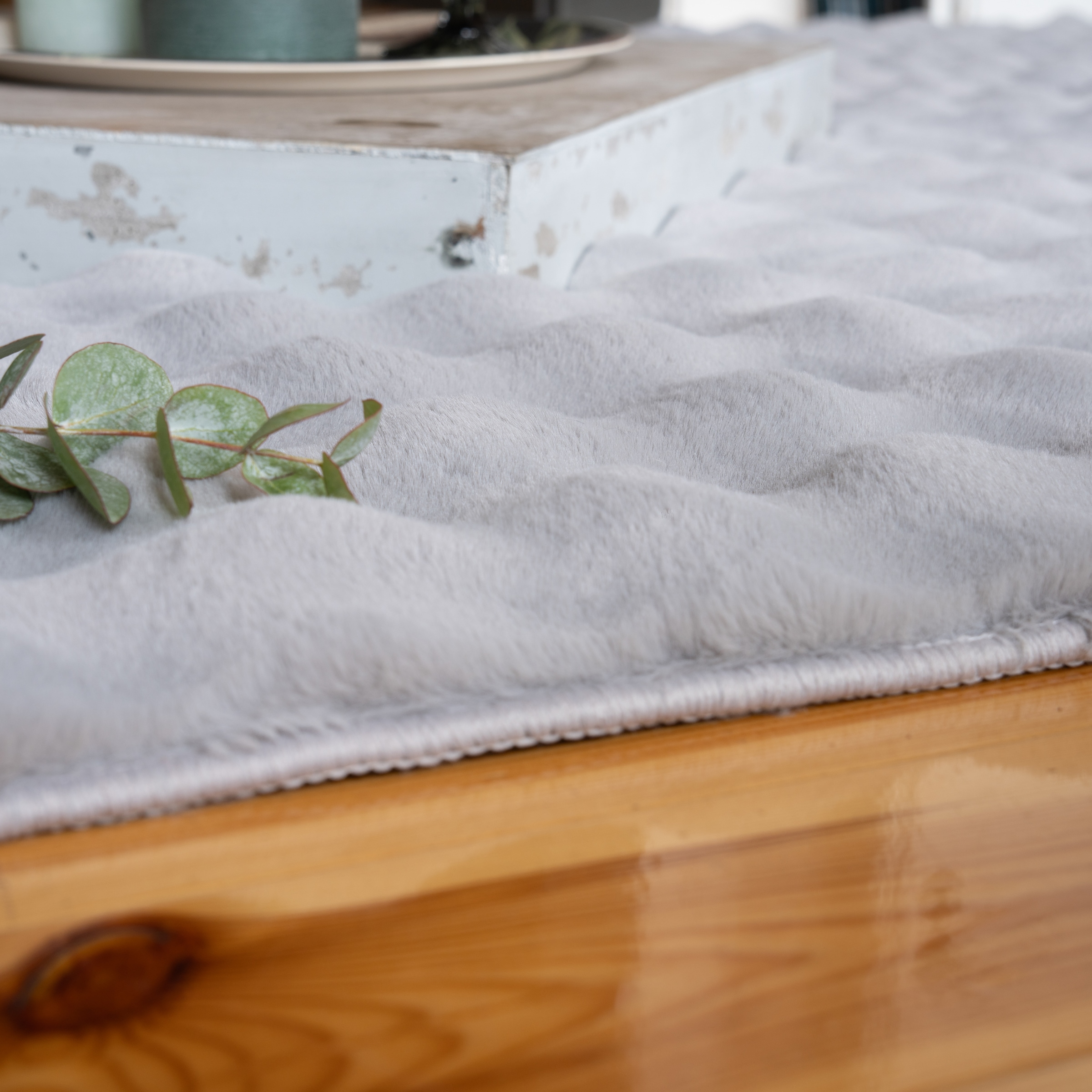 Obsession Teppich »My Aspen 485« rechteckig 28 mm Höhe Uni Farben, besonders weich, Hoch-Tief Effekt, handgetuftet