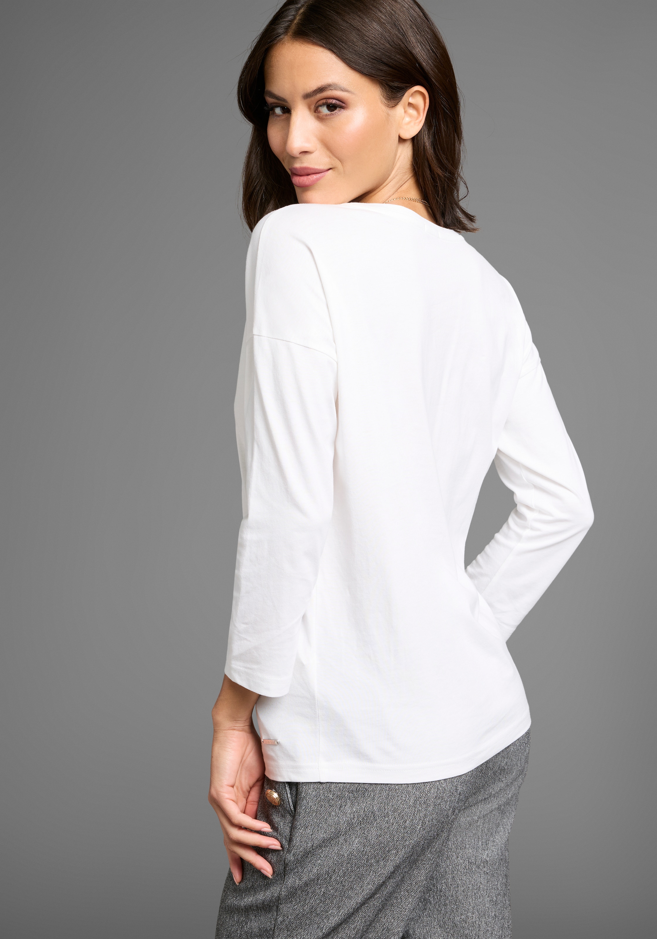 Laura Scott 3/4-Arm-Shirt, (2-er Pack), mit lockerer Passform