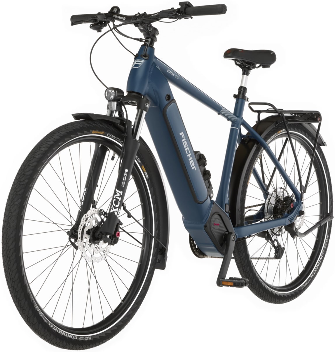FISCHER Fahrrad E-Bike »VIATOR 8.0I 711 55«, 12 Gang, SX 11-50 Kettenschaltung, (mit Faltschloss), Pedelec, Elektrofahrrad für Damen u. Herren