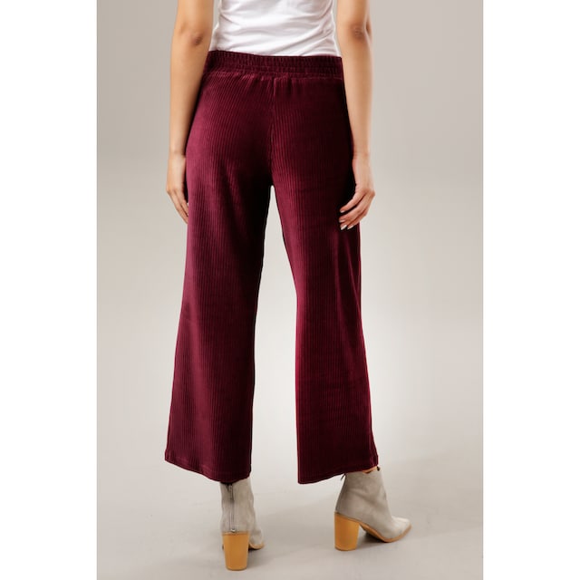 Aniston CASUAL Cordhose, in trendiger Culotte-Form bei ♕