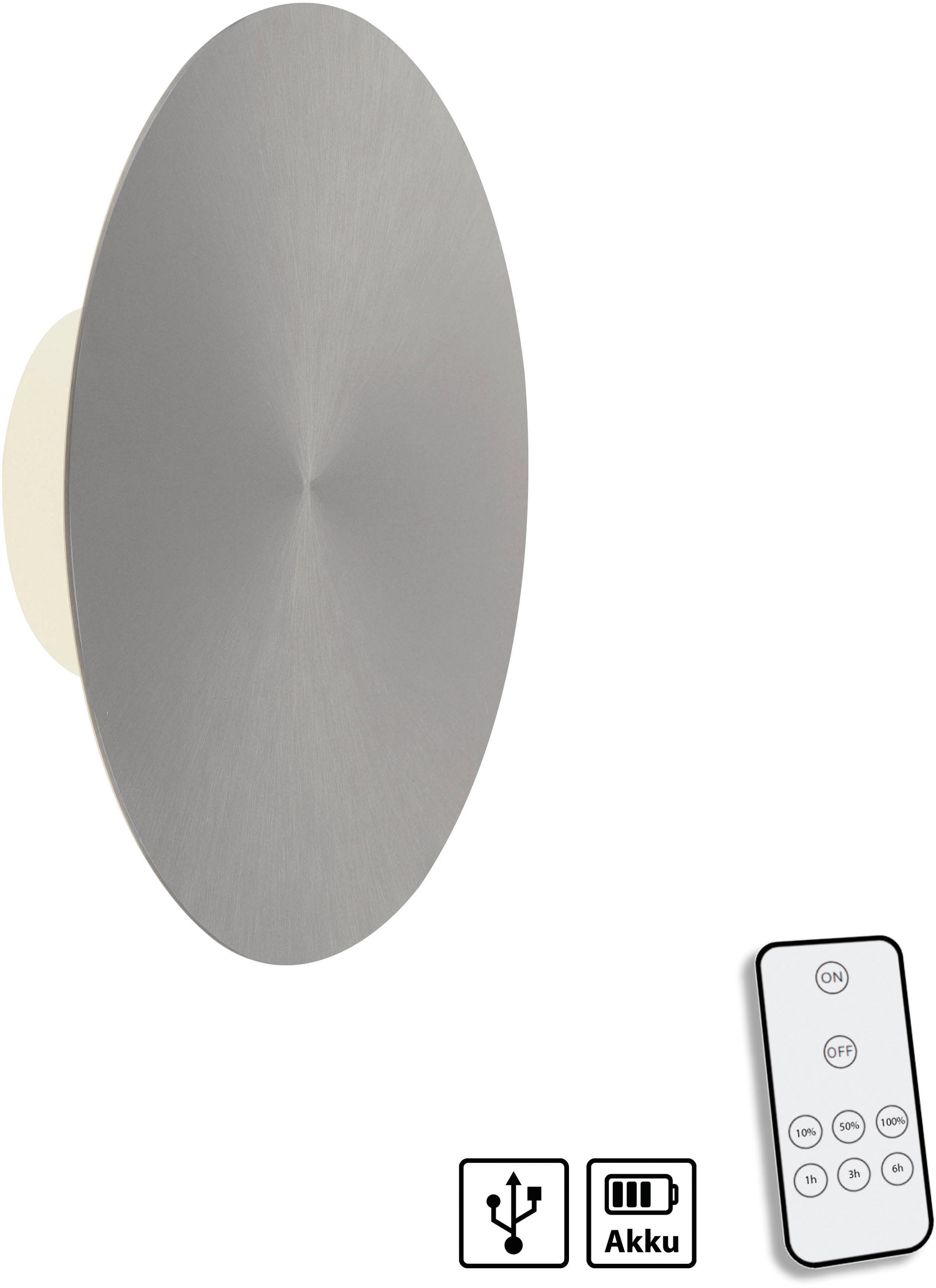 Paul Neuhaus Wandleuchte »AKKU PUNTU«, 1 flammig, Leuchtmittel LED-Board | LED fest integriert