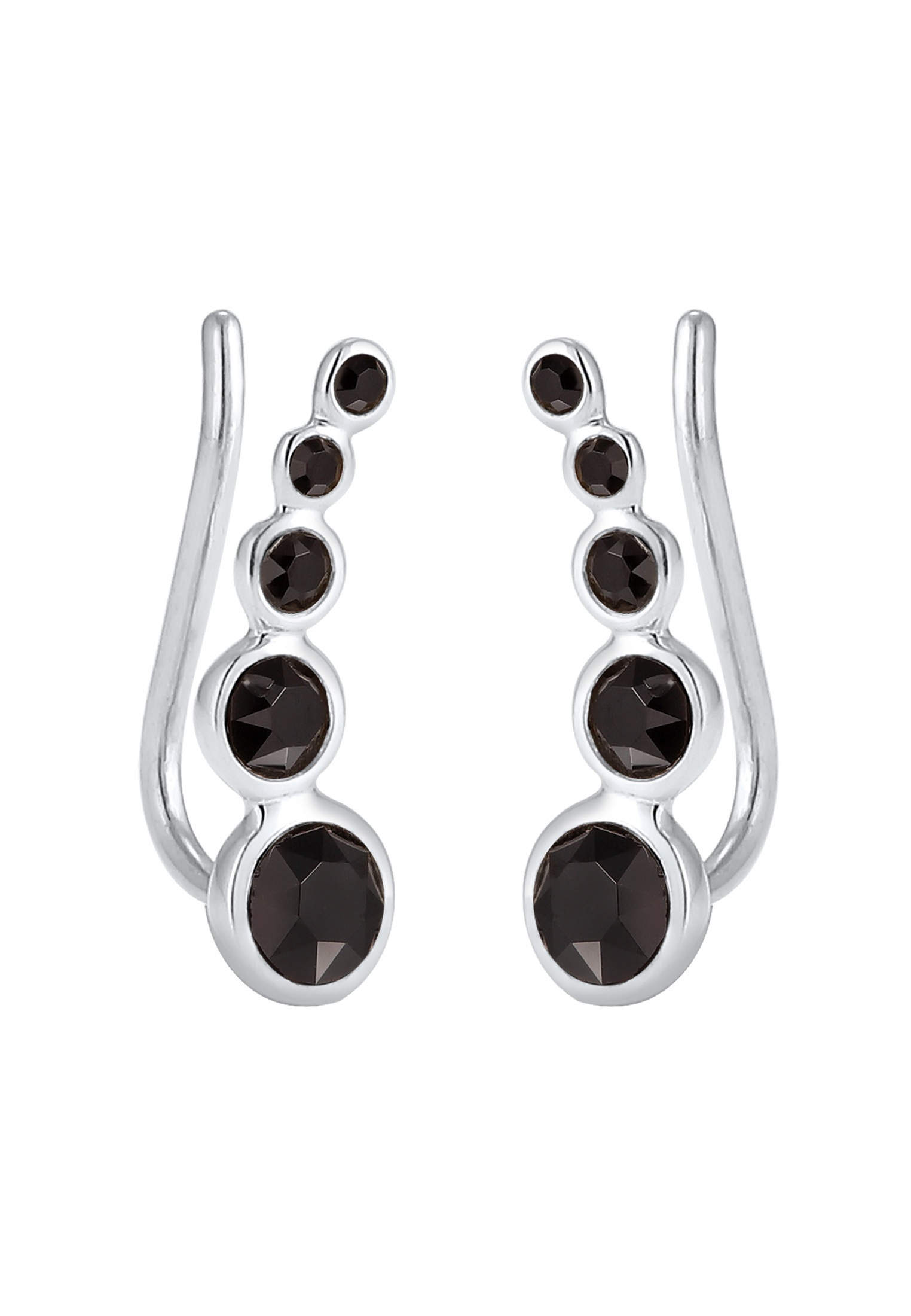 Elli Paar Ohrstecker »Ohrringe Ohrklemme Earclimber, mit Kristallen von Swarovski®«