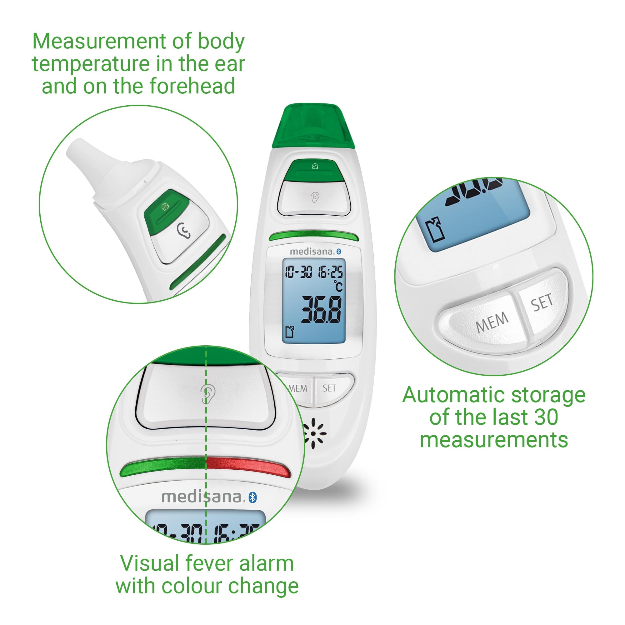 Medisana Fieberthermometer »TM 750 Connect«