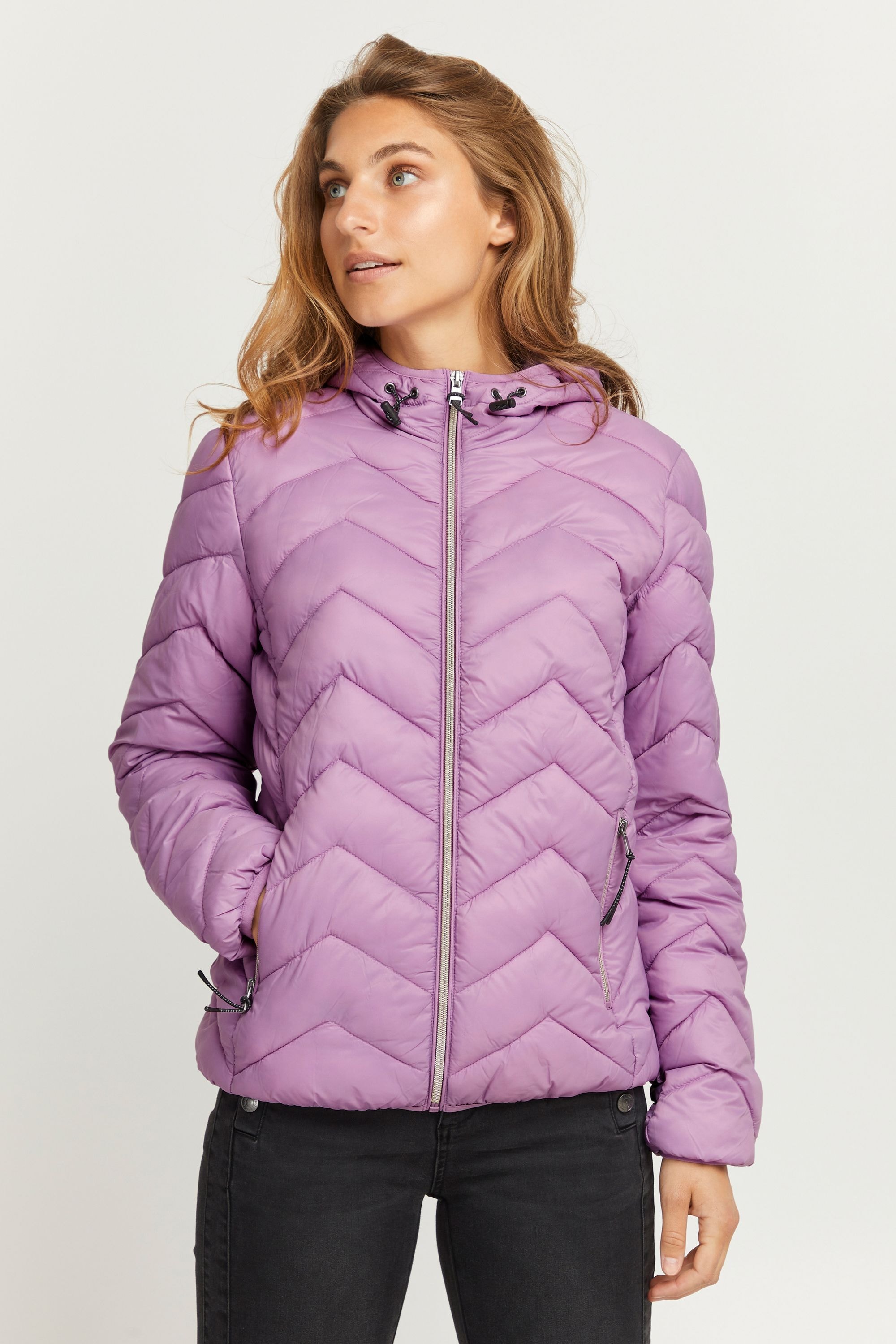 fransa Steppjacke »Steppjacke FRPadma«, mit Kapuze