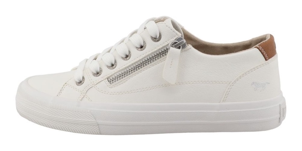 Mustang Shoes Sneaker »Ulla«  Freizeitschuh, Halbschuh, Schnürschuh mit Außenreißverschluss
