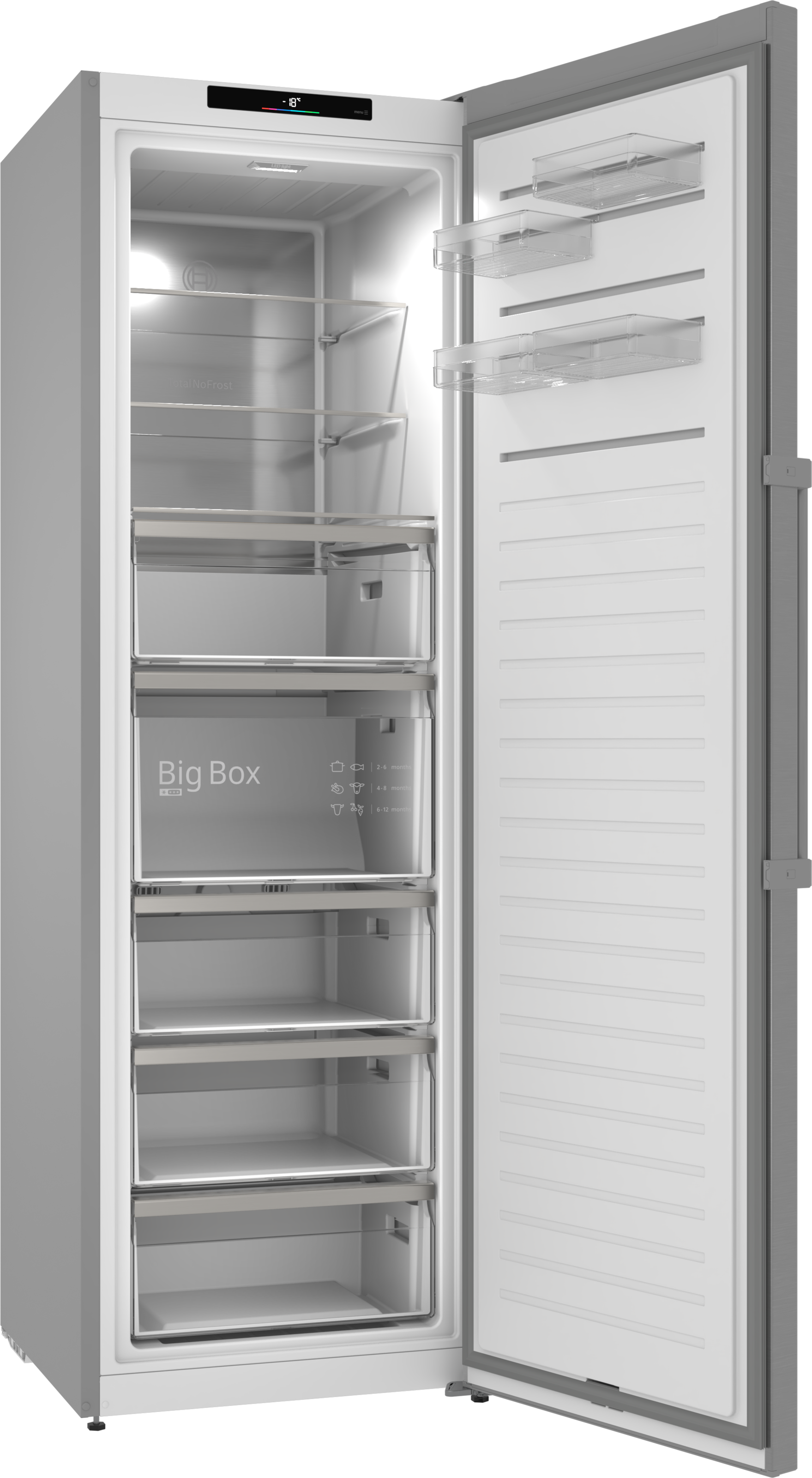 BOSCH Gefrierschrank Serie 6 »GSN36AICM« 186,2 cm hoch 59,5 cm breit Nie wieder abtauen, No Frost Gefrierschrank, großzügiger Stauraum