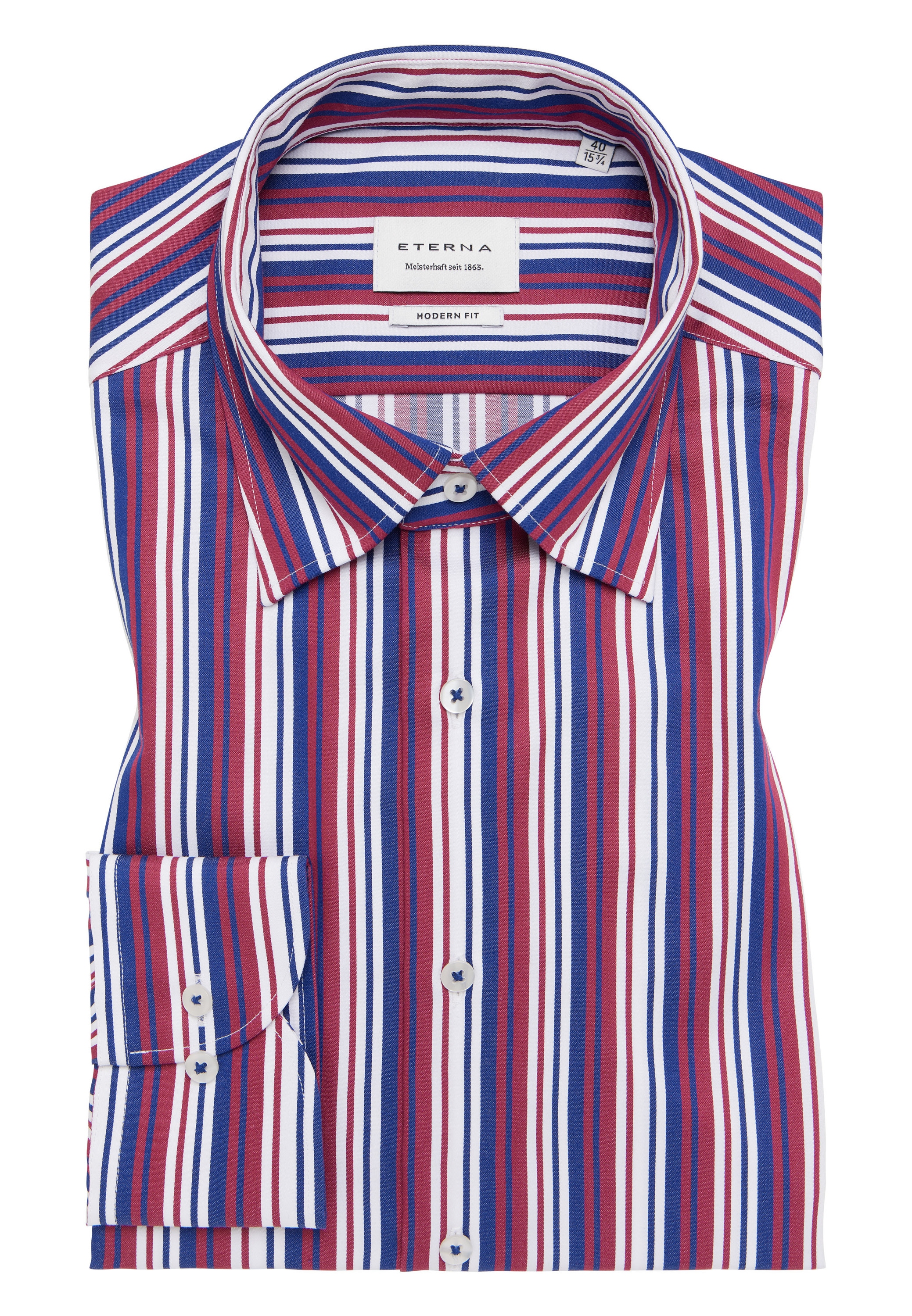 Eterna Langarmhemd »MODERN FIT«, NON IRON (bügelfrei)