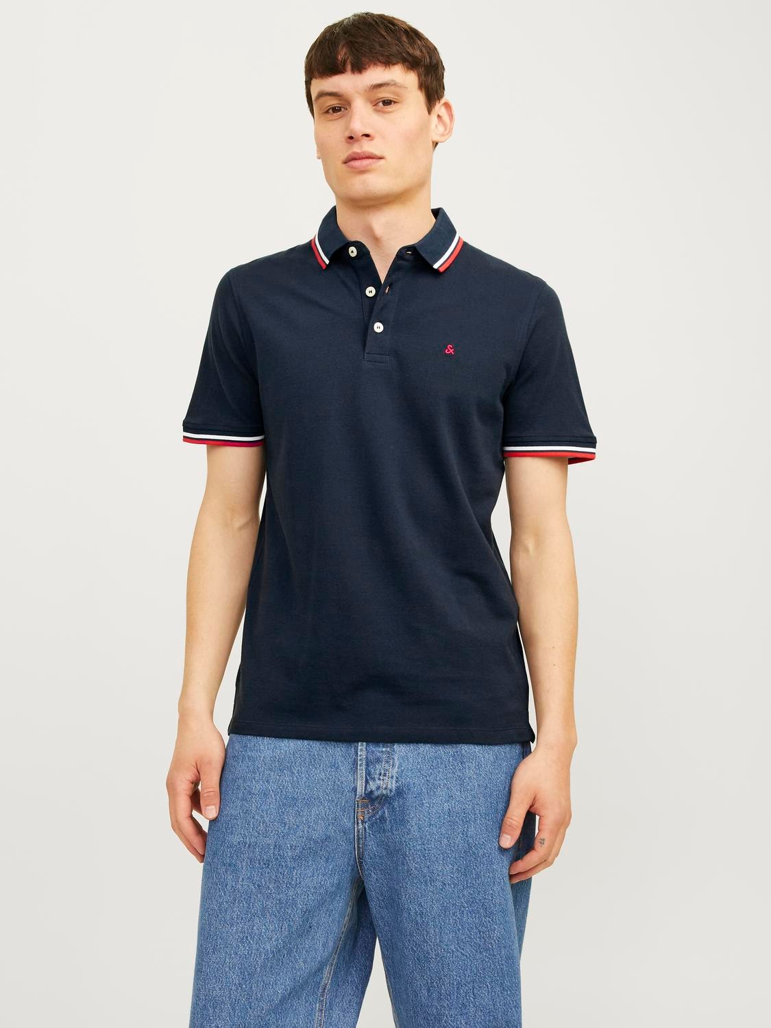 Jack & Jones Poloshirt »JJEPAULOS POLO SS 2PK MP NOOS«