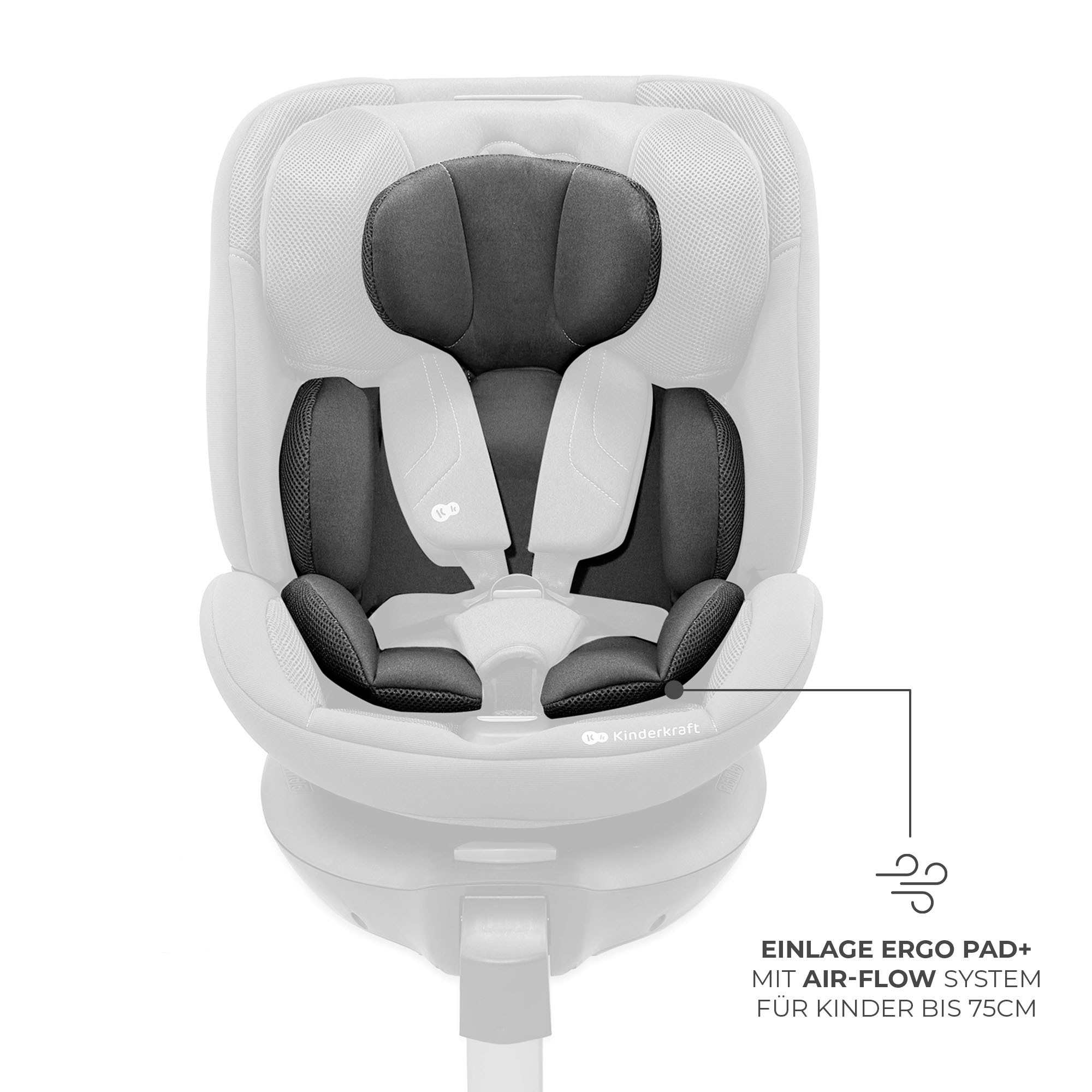 Kinderkraft Autokindersitz »XRIDER 2 i-Size« Klasse 0 / 1 / II / III (bis 36 kg) 360° – drehbarer Kindersitz