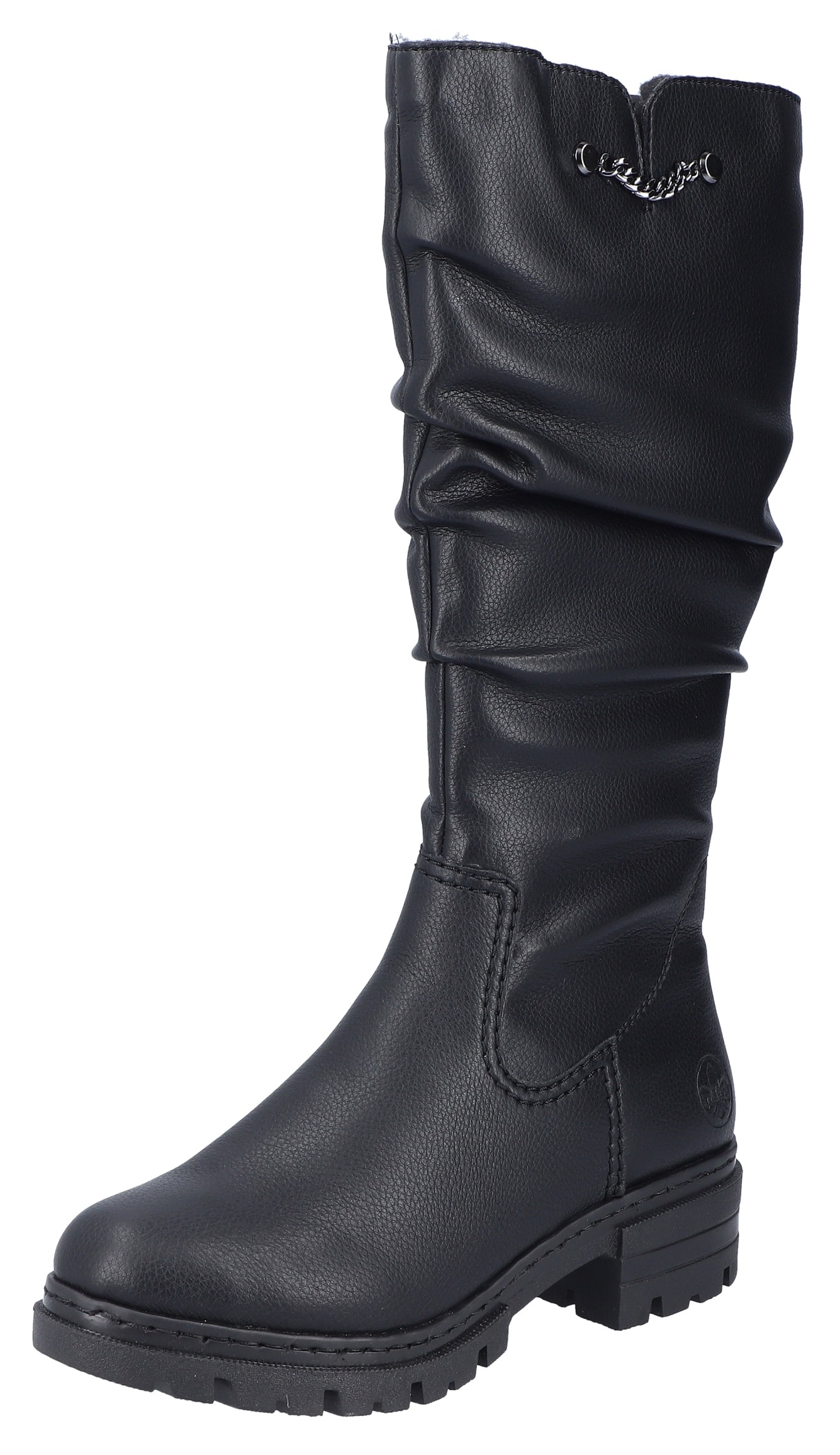 Winterstiefel, mit Zierkette am Schaft