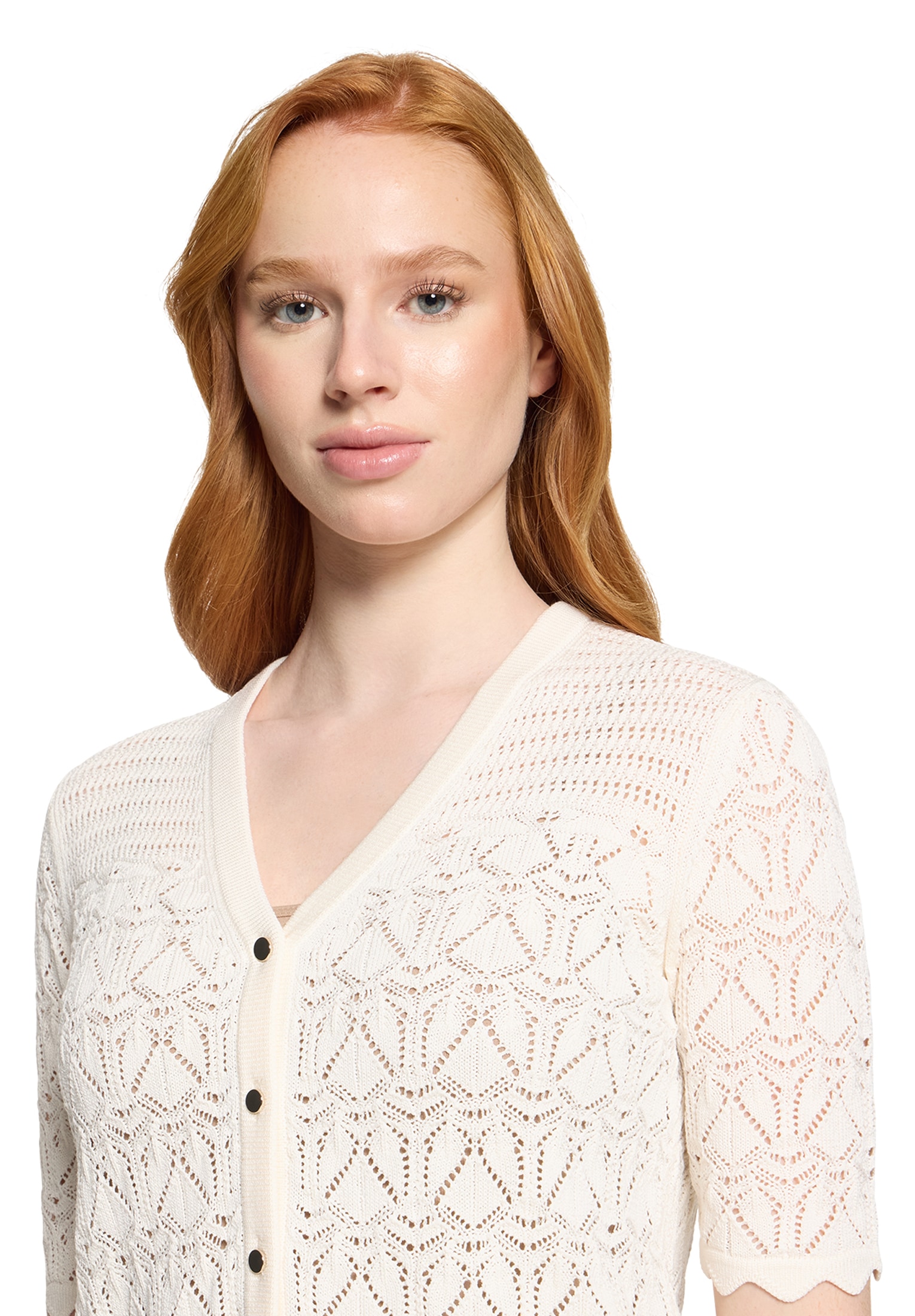 Vera Mont Strickjacke »Sommer-Strickjacke mit V-Ausschnitt«