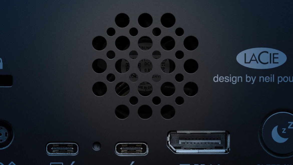 LaCie HDD-NAS-Festplatte »1big Dock« 16 TB Anschluss DisplayPort | SD-/CF-Kartensteckplätze | Thunderbolt 3 | USB