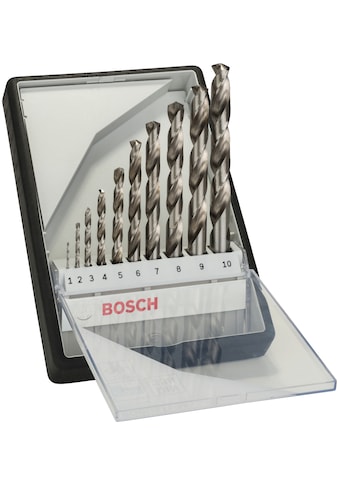 Bosch Professional Bohrersatz »Robust Line«, (Set, 10 tlg.), Metallbohrer HSS-G kaufen