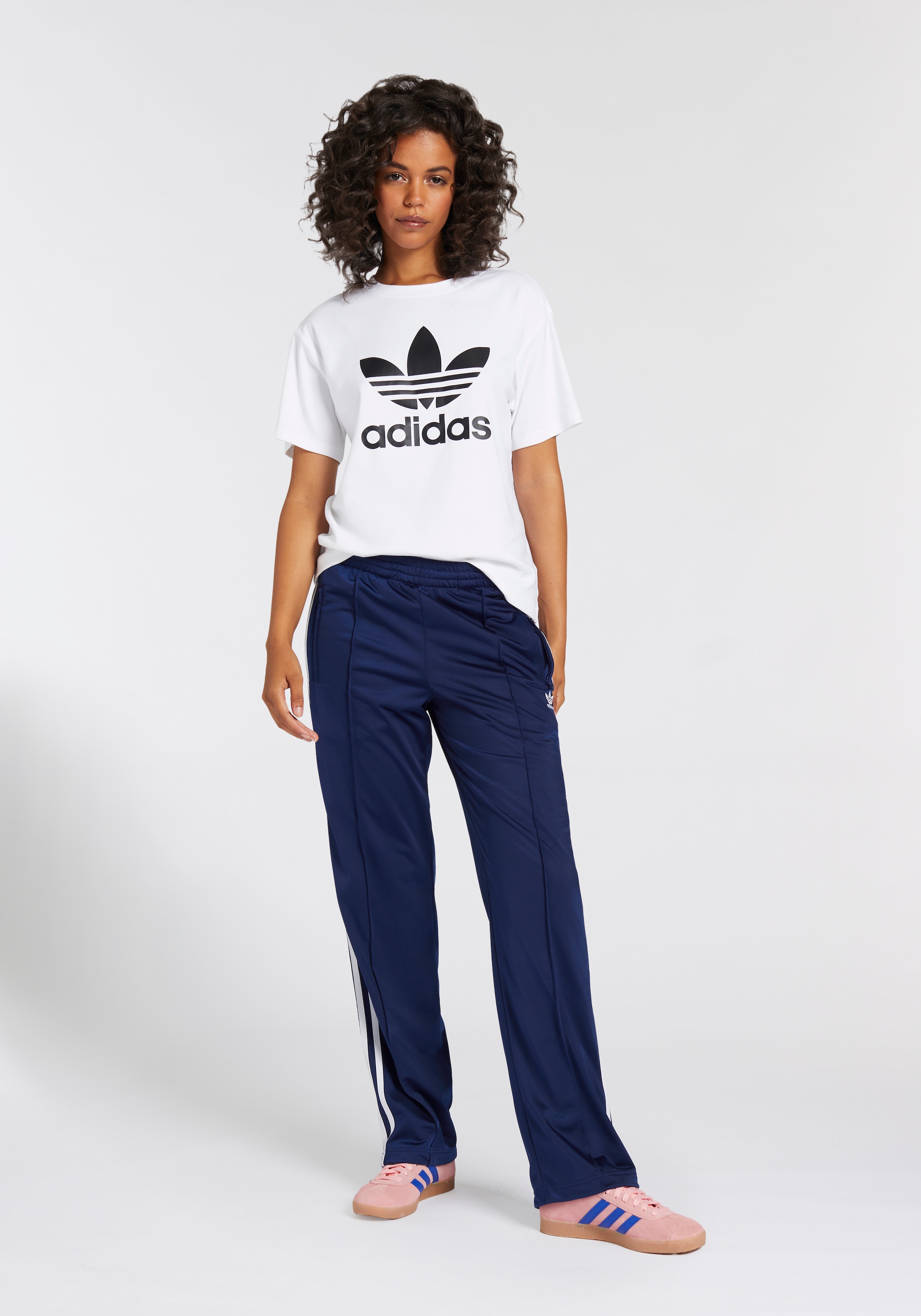 adidas Originals T-Shirt »TREFOIL TEE«, Basic Shirt mit großem Trefoil Logoprint