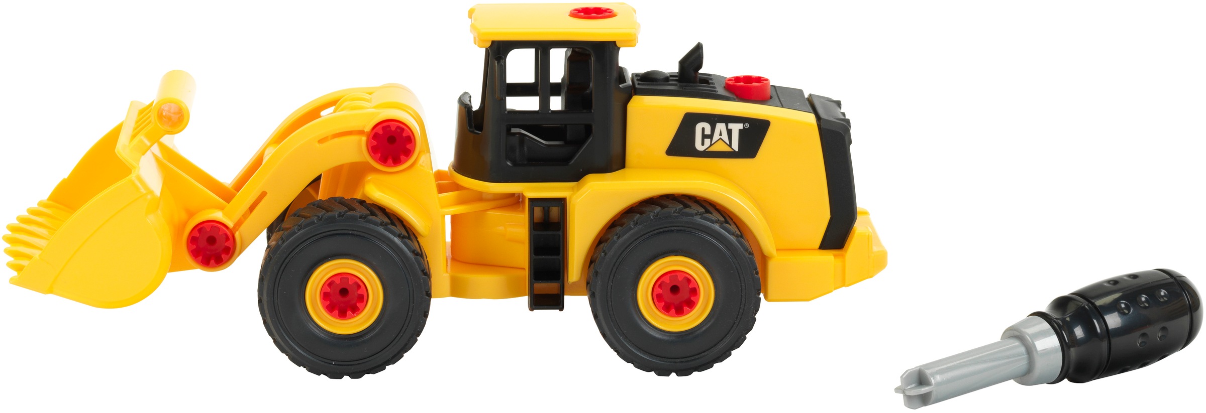 Klein Spielzeug-Radlader »Cat® Schraubfahrzeug«
