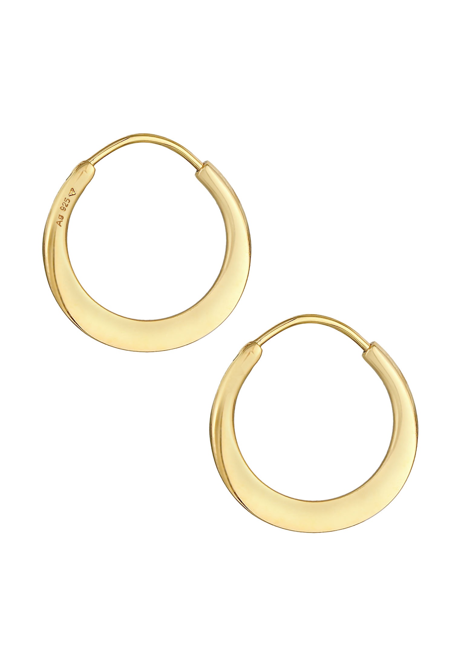 Elli Premium Paar Creolen »Ohrringe Creolen Ohrhänger 925 Silber«