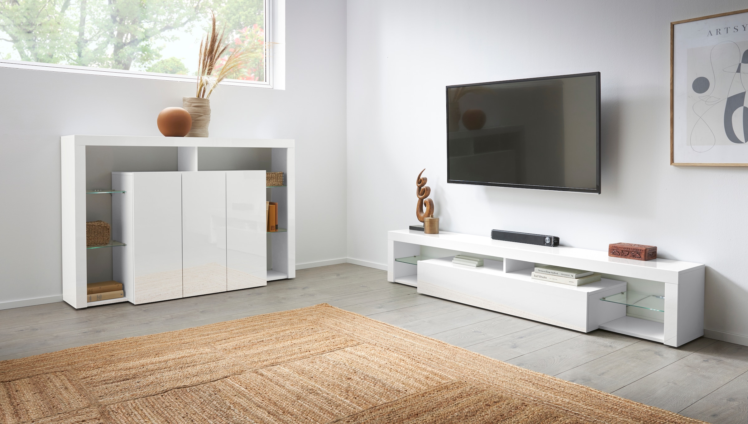 INOSIGN Highboard »Essential«, Höhe ca. 100 cm