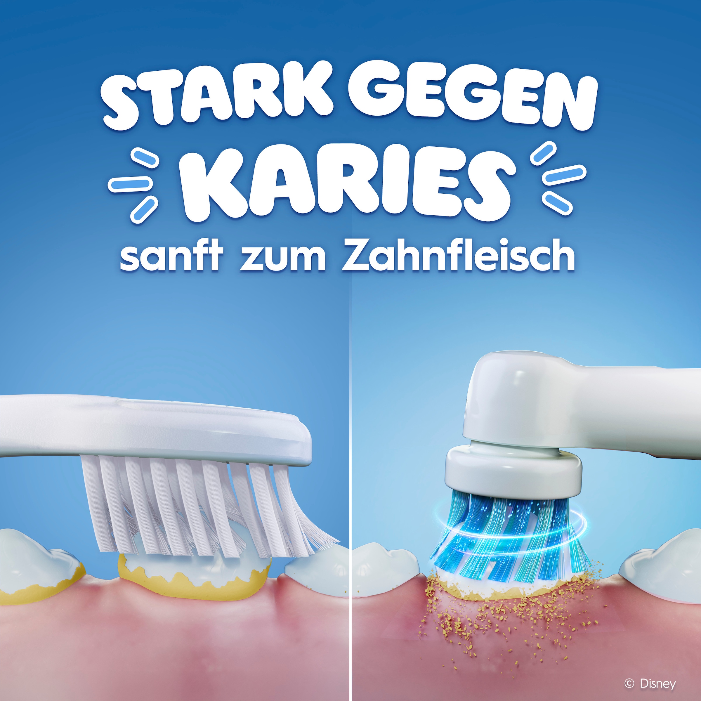 Oral-B Aufsteckbürsten »Pro Kids 3+ Disney Frozen« extra weiche Borsten, ab 3 Jahren