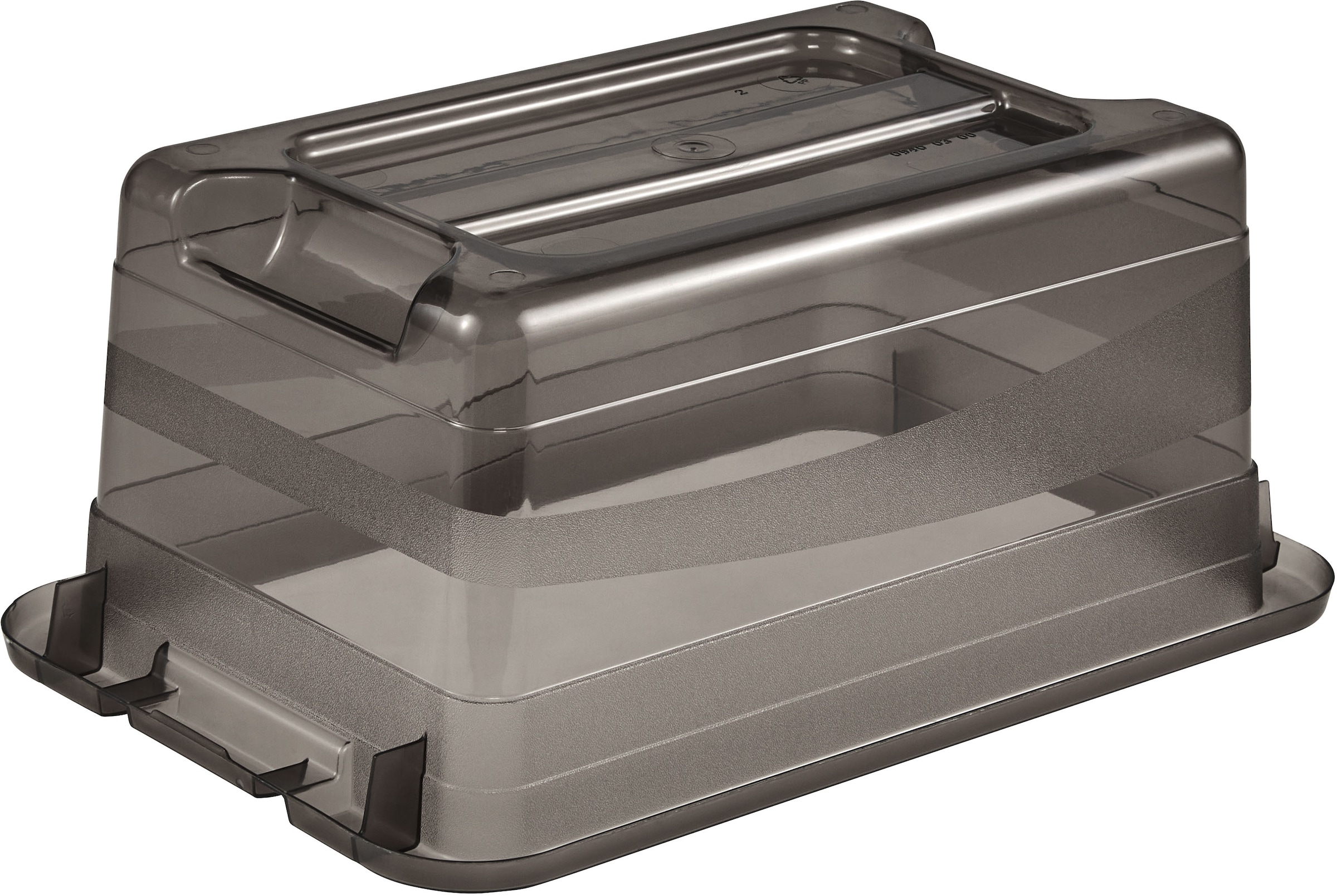 keeeper Aufbewahrungsbox »Cornelia, 6er Set, 4 L, 29,5 x 19,5 x 12,5 cm« durch Clips verschließbar, Griffe am Boden