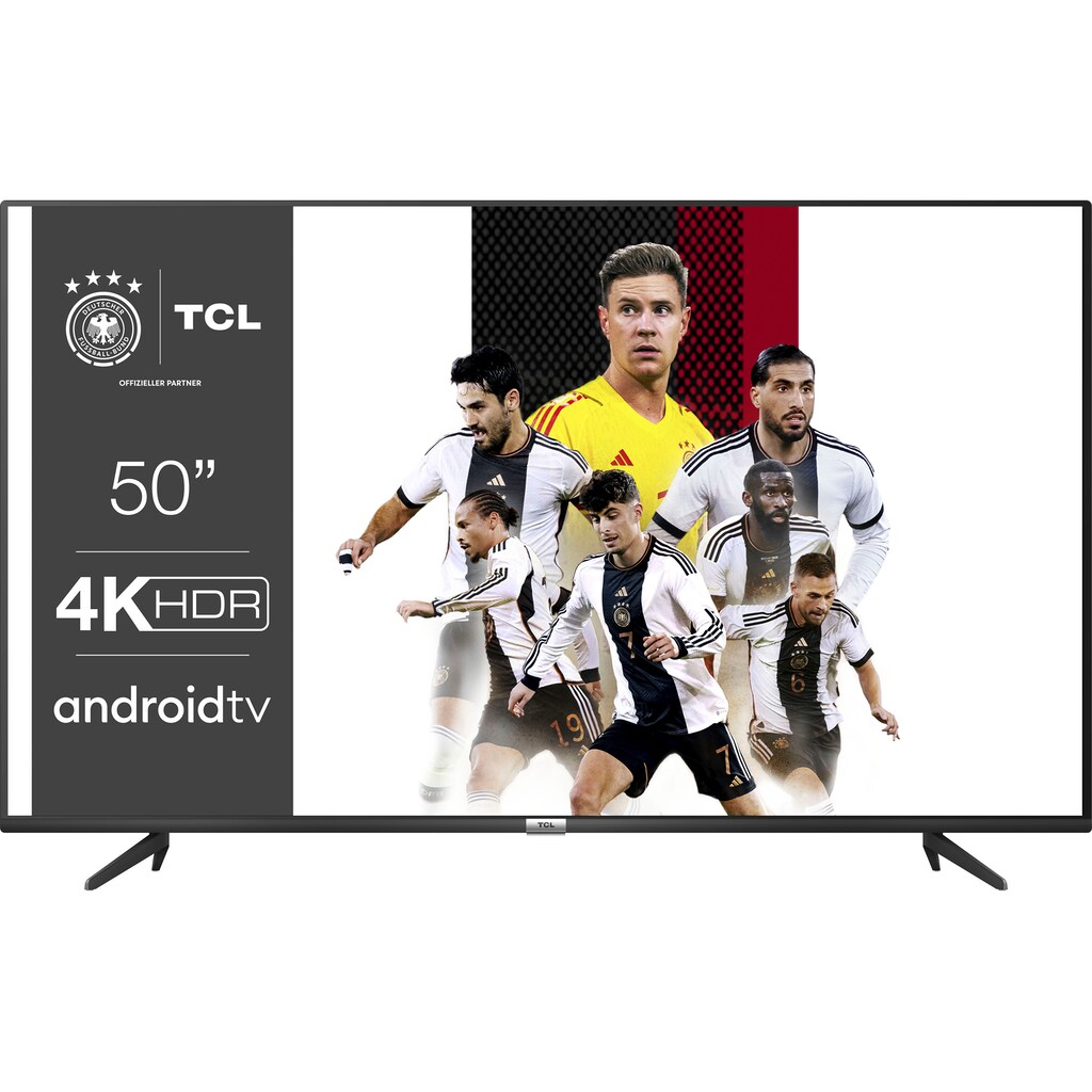 TCL LED-Fernseher »50P616X1«, 126 cm/50 Zoll, 4K Ultra HD, Smart-TV, Android 9.0 Betriebssystem