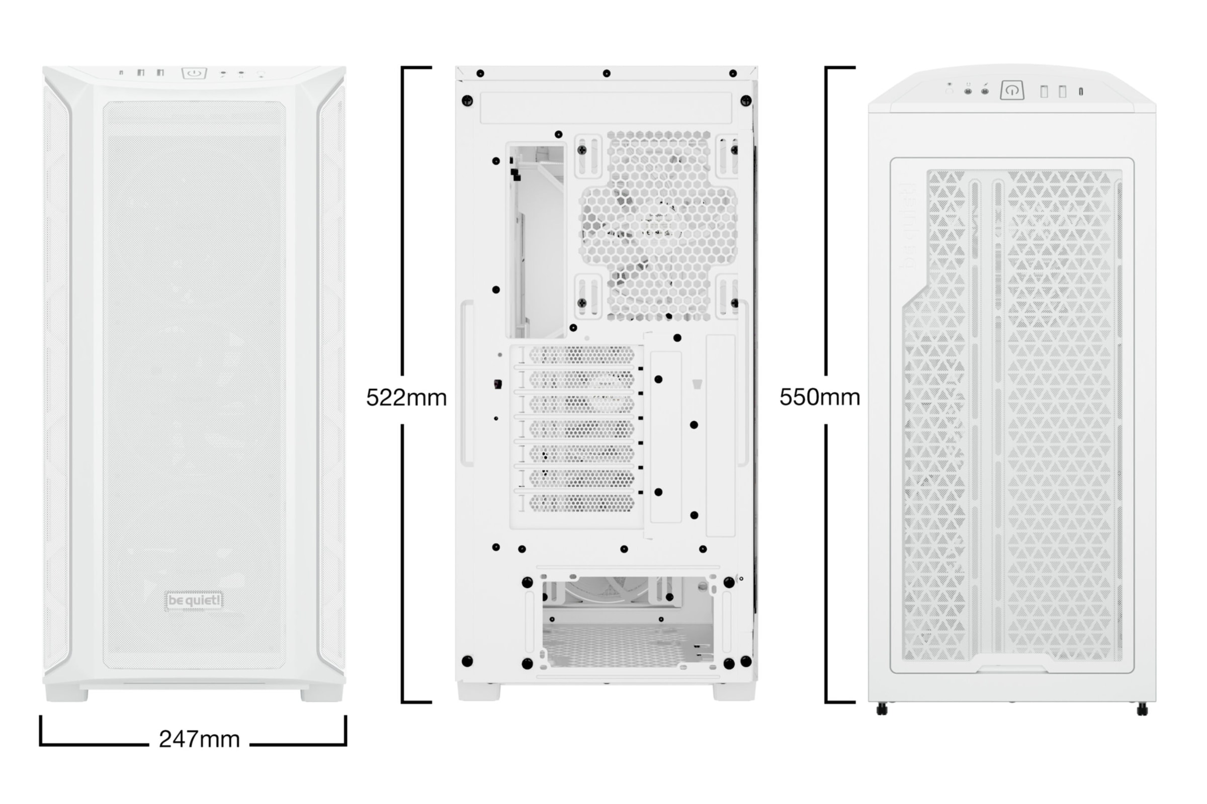 be quiet! PC-Gehäuse »Shadow Base 800 FX White«