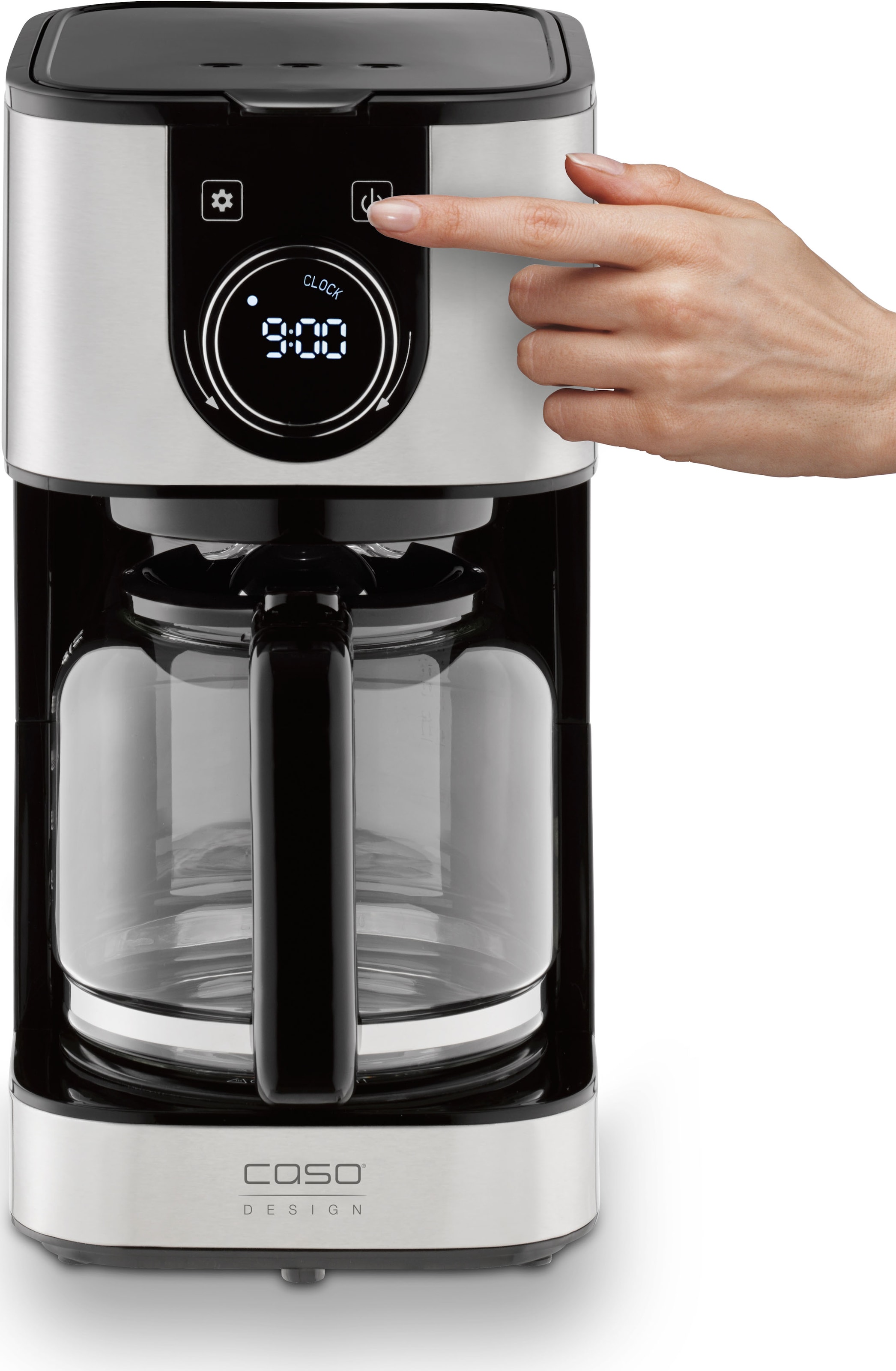 Caso Filterkaffeemaschine »1858 Selection C12« 1,5 l Kaffeekanne Papierfilter 1x4