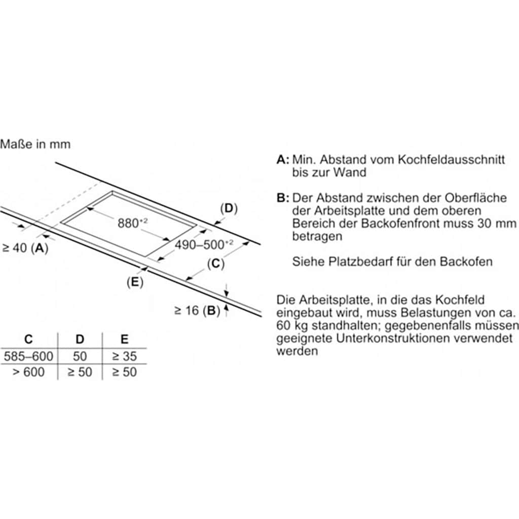 NEFF Flex-Induktions-Kochfeld von SCHOTT CERAN® »T69TTX4L0«, T69TTX4L0