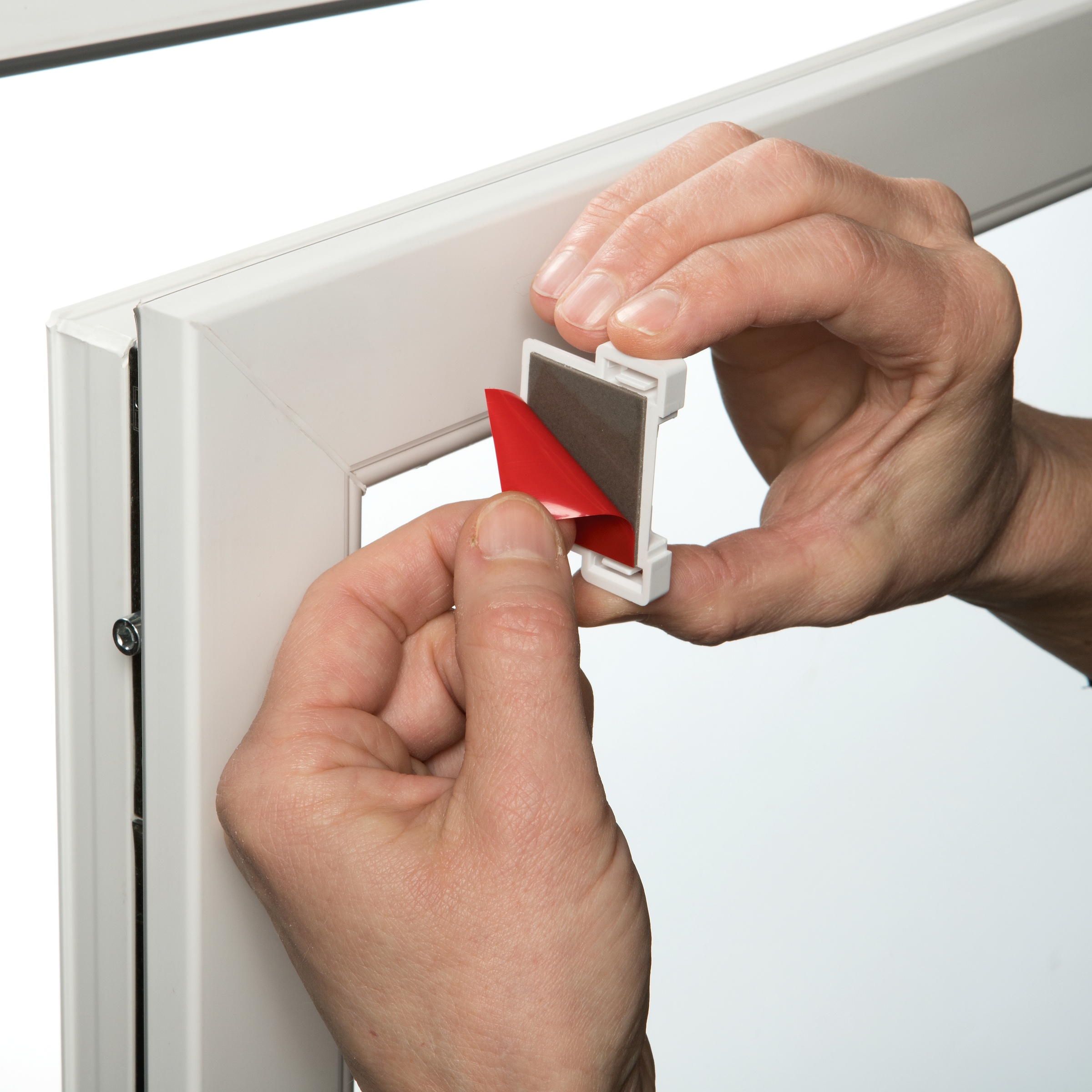 GARDINIA Klebe-/Klemmset »EASYFIX EF-1« für Fenster mit Gummidichtung