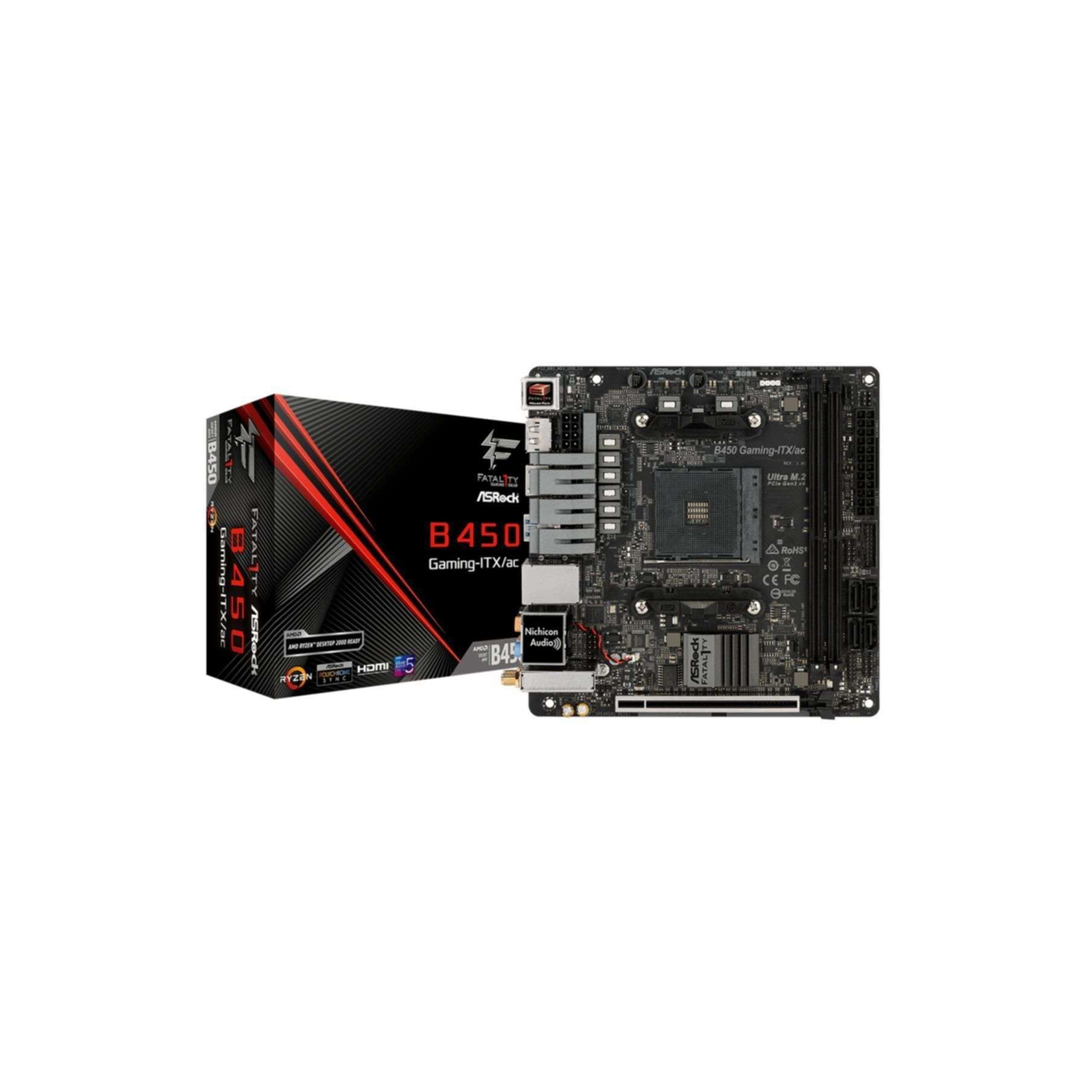 Asrock Mainboard »Fatal1ty B450 Gaming-ITX/ac«