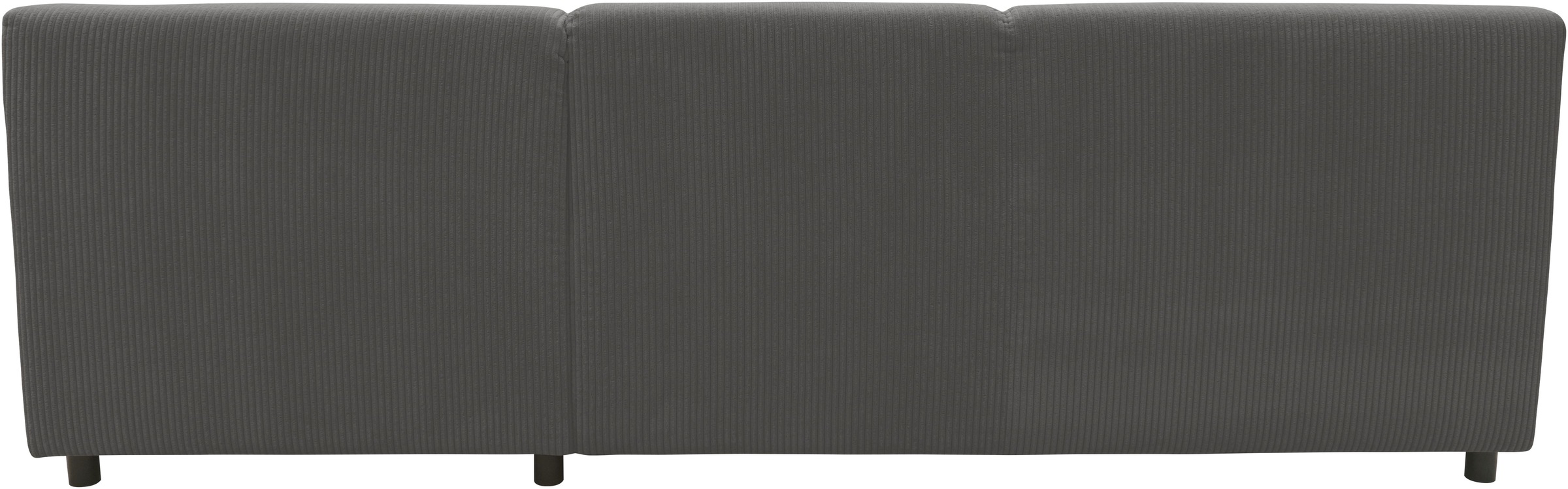 DOMO collection Ecksofa »Turah 2, L-Form, Cord oder Luxus-Microfaser, komfortabler Federkern«, B/T/H: 241/146/79 cm, incl. Zierkissen, wahlweise mit Bettfunktion