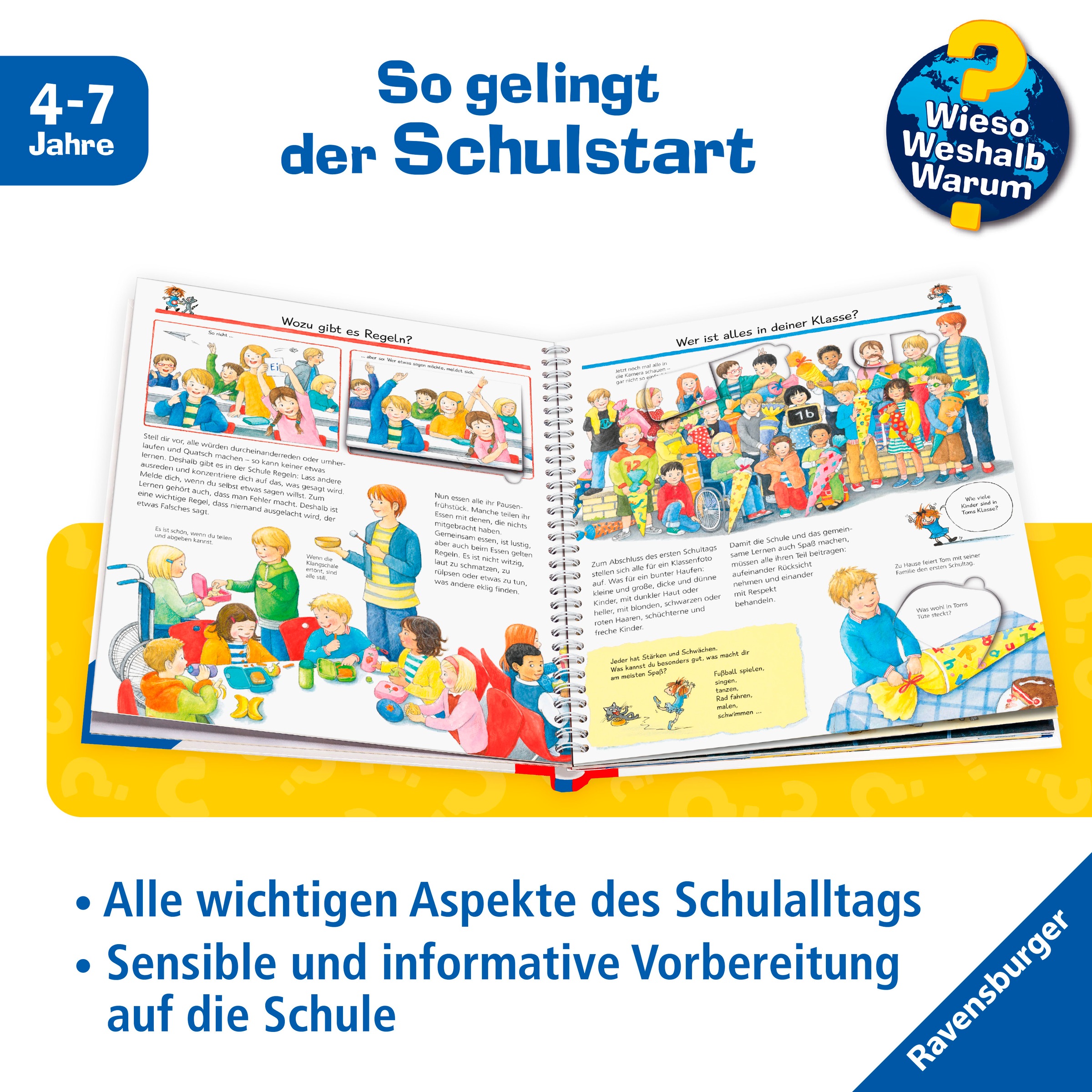 Ravensburger Buch »Wieso? Weshalb? Warum?, Band 14: Ich komme in die Schule«, Made in Europe