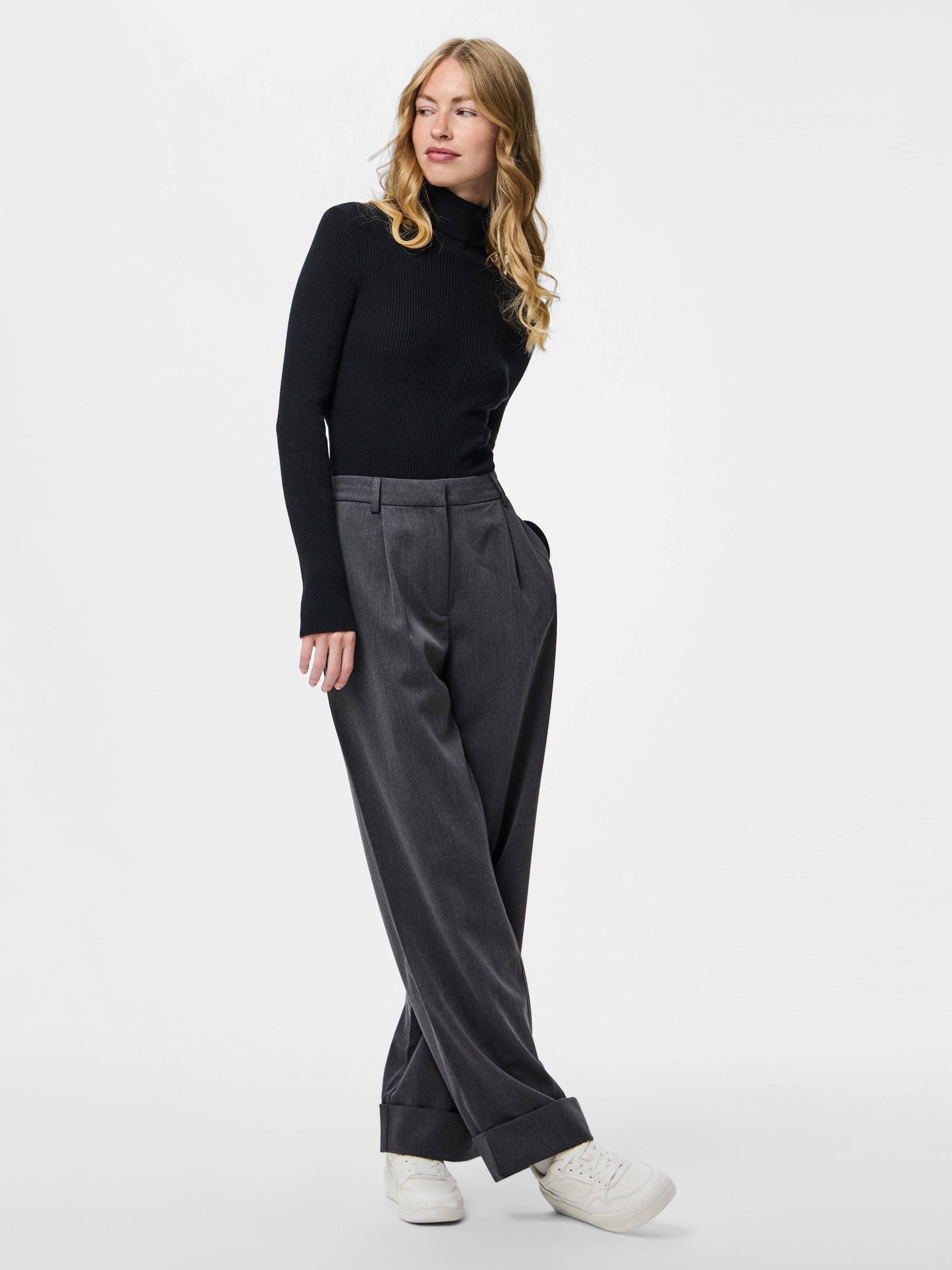 pieces Rollkragenpullover »PCMIRA LS ROLLNECK KNIT NOOS BC«