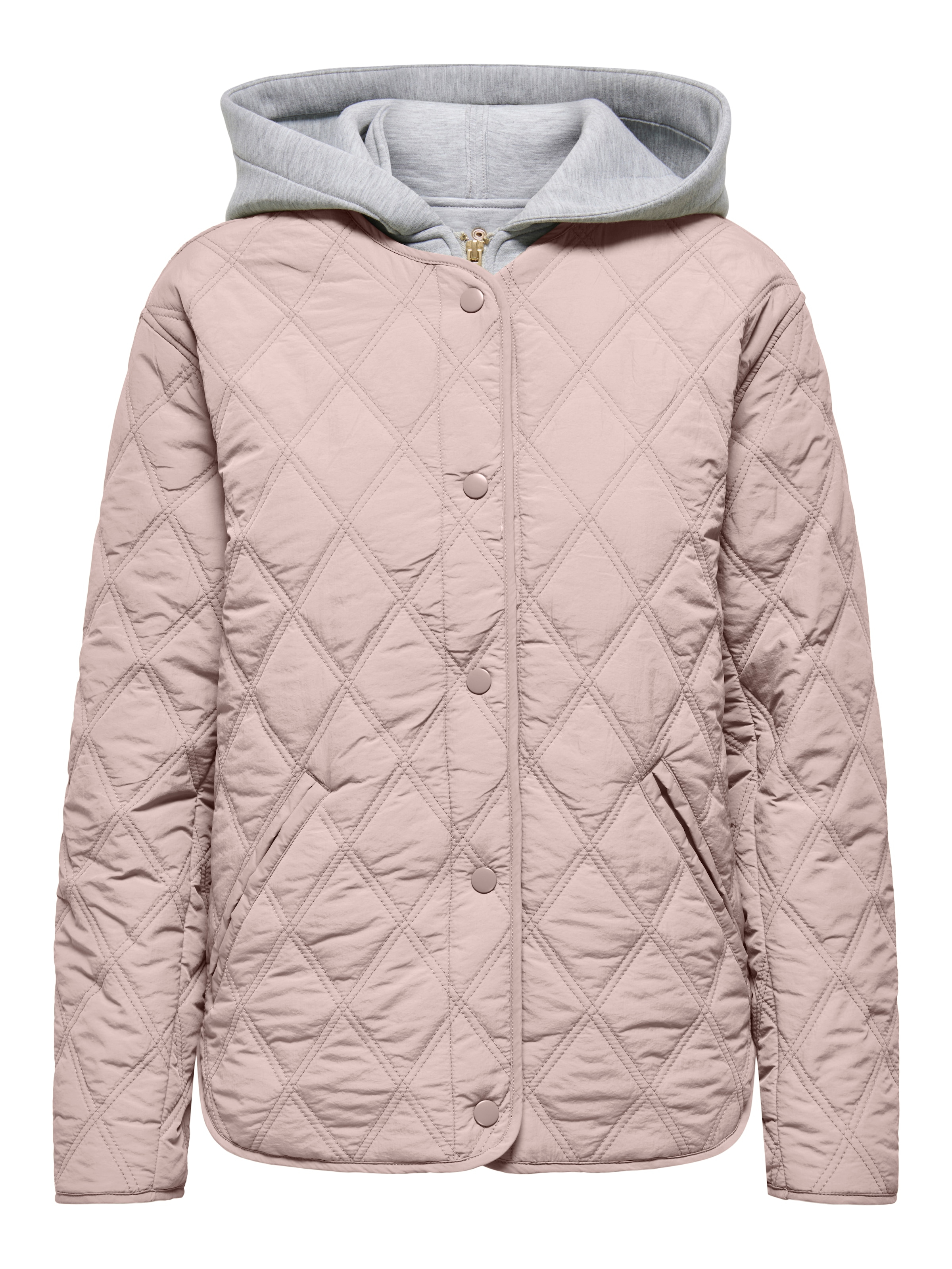 ONLY Steppjacke »ONLRISSO LIFE HOOD QUILT JACKET CC OTW« mit Kapuze mit abnehmbarer Kapuze