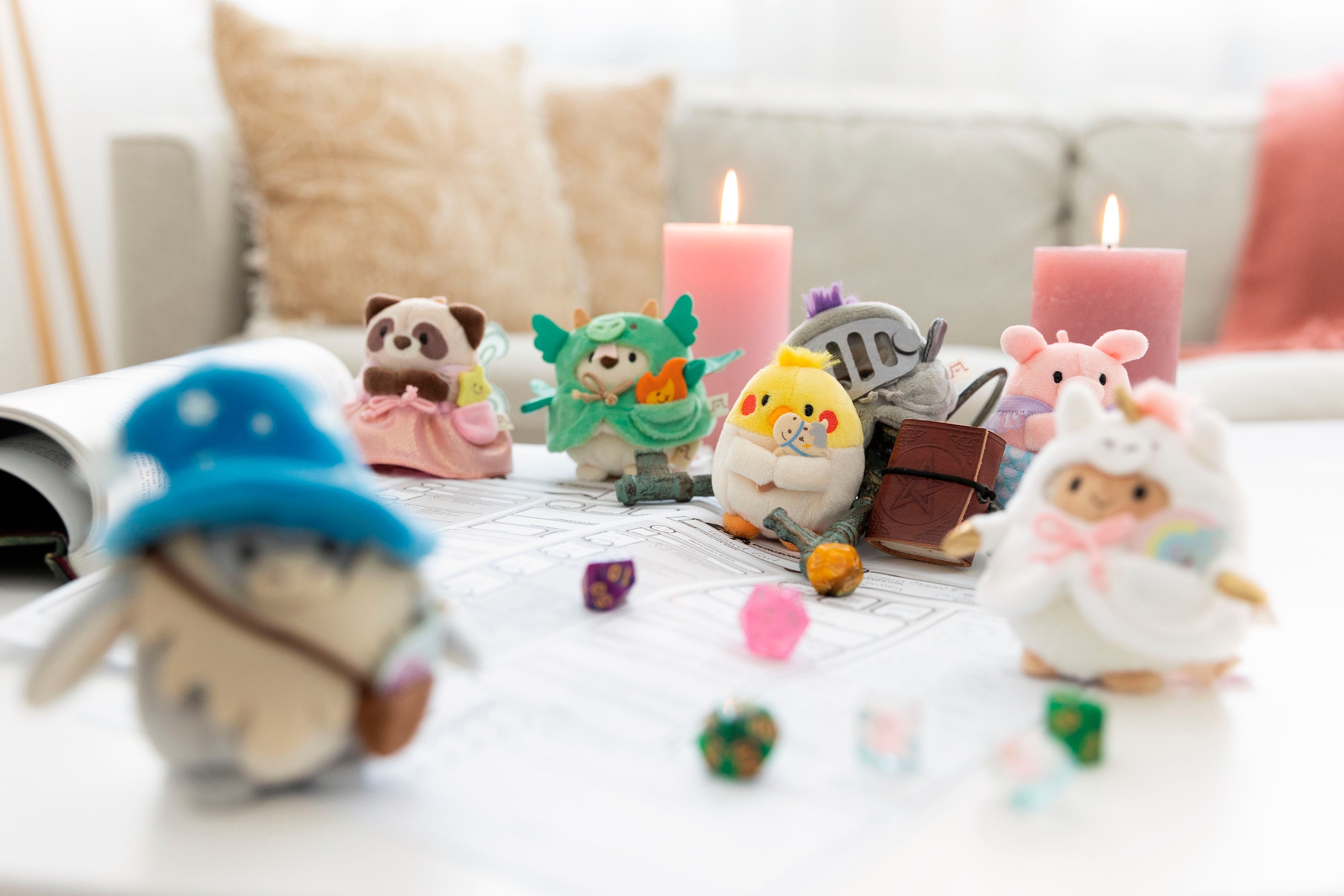 Nici Kuscheltier »mymochi, Eisbär Snono 8 cm mit Flamme und Drachenkostüm« in Geschenkbox