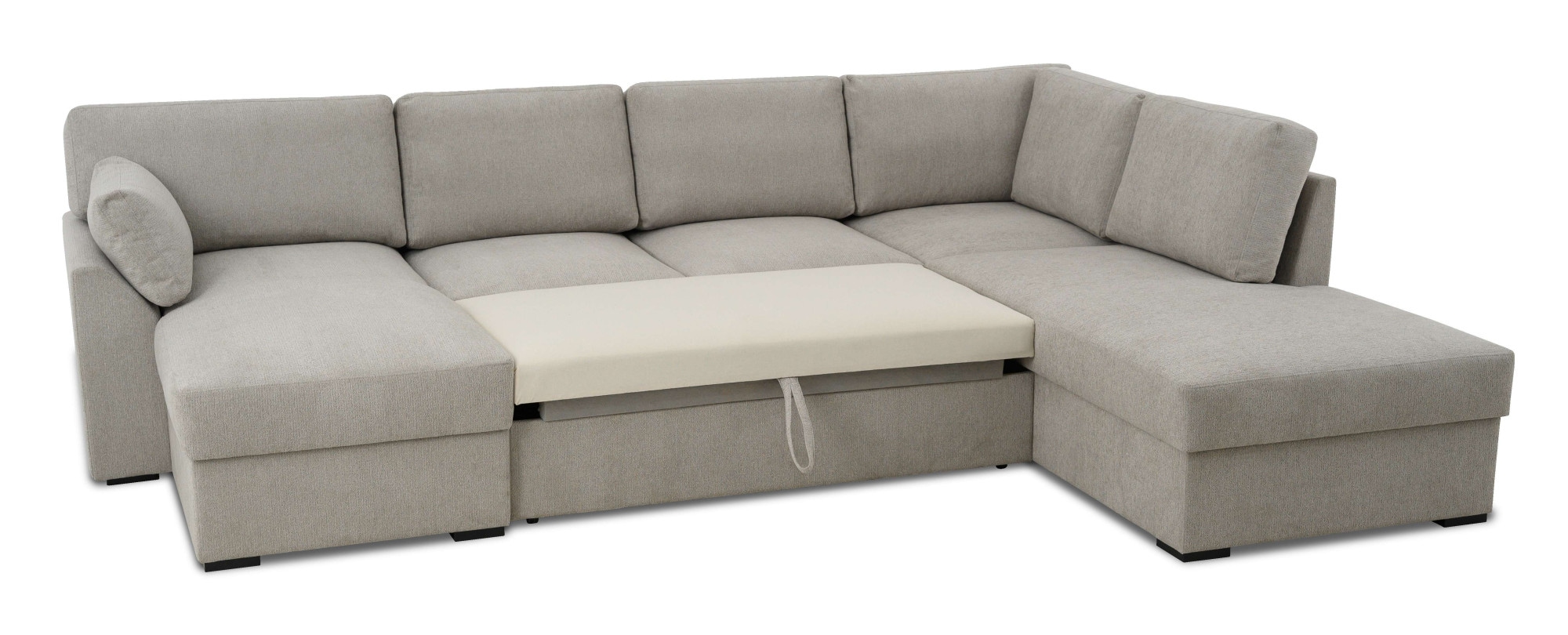 Home affaire Wohnlandschaft »Citry« Breite 309 cm, Chenille, Bettfunktion, Bettkasten, U-Form