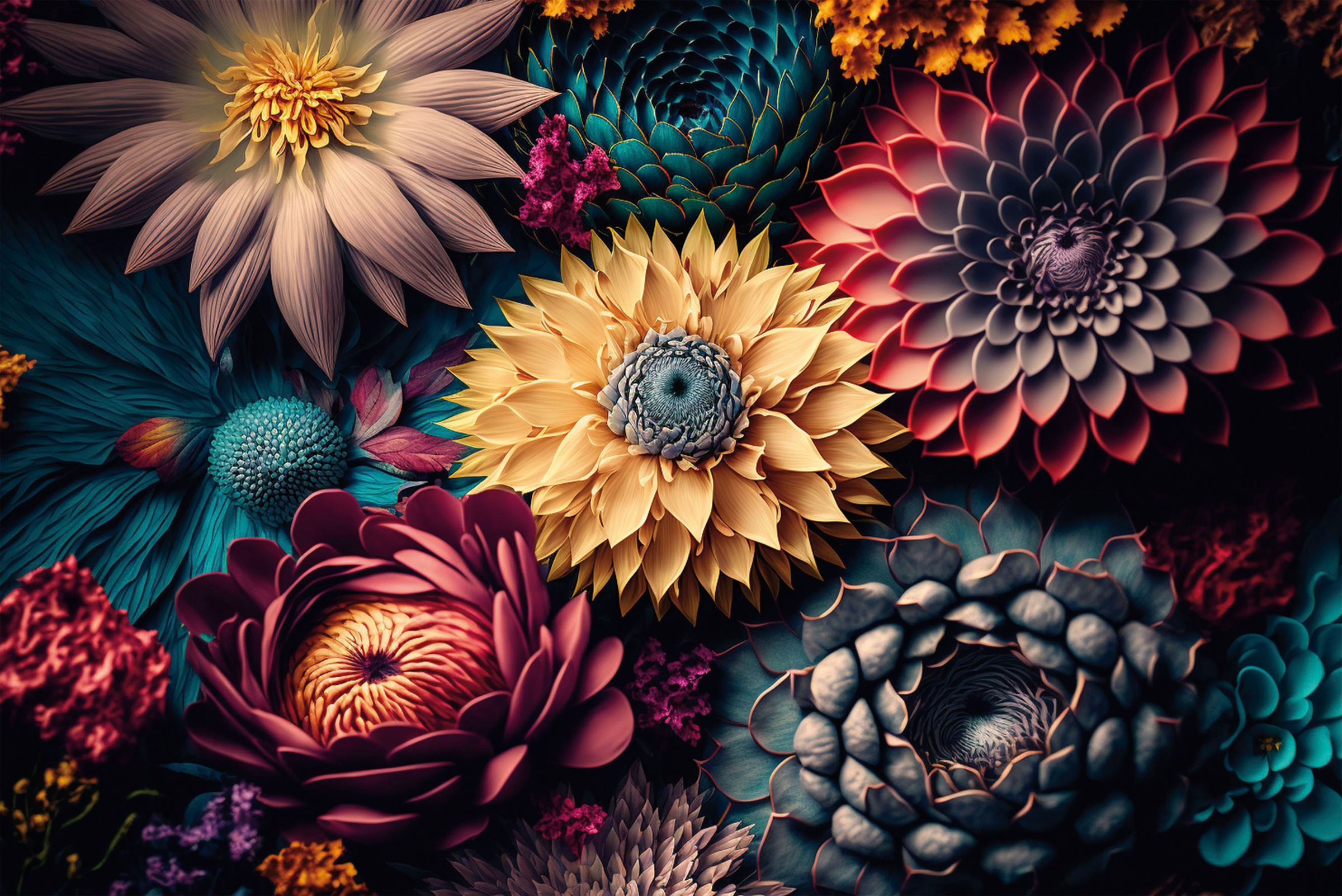 Bönninghoff Leinwandbild, Blumen, (1 St.), BxH: 90x60 cm