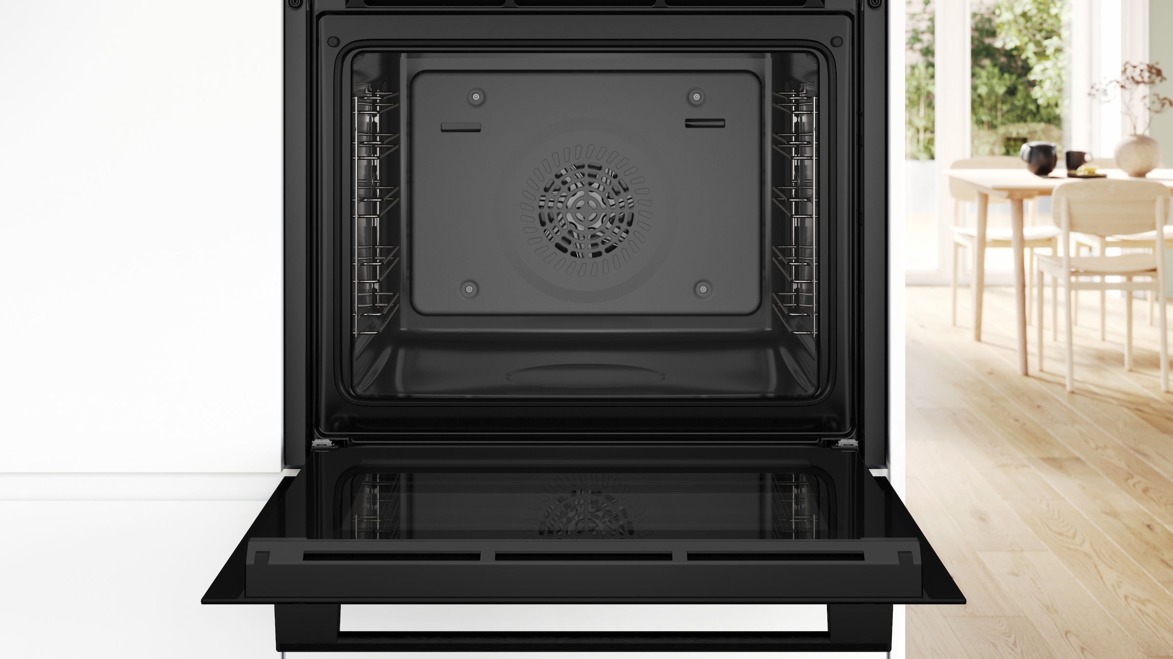 BOSCH Einbaubackofen Serie 4 »HRG532BB3«, mit Teleskopauszug nachrüstbar