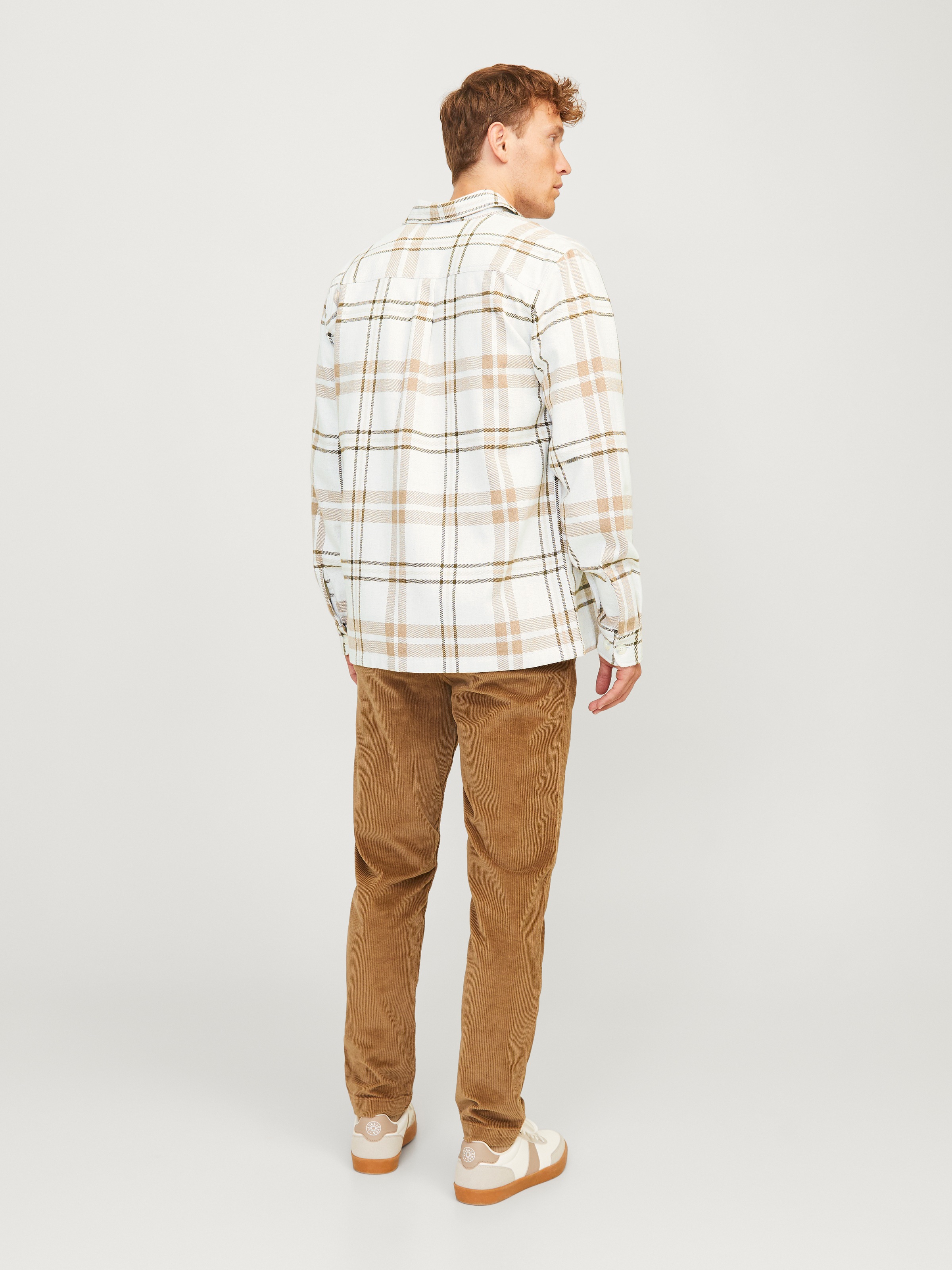 Jack & Jones Langarmhemd »JPRRAYMOND MELANGE CHECK LS OVERSHIRT SN«