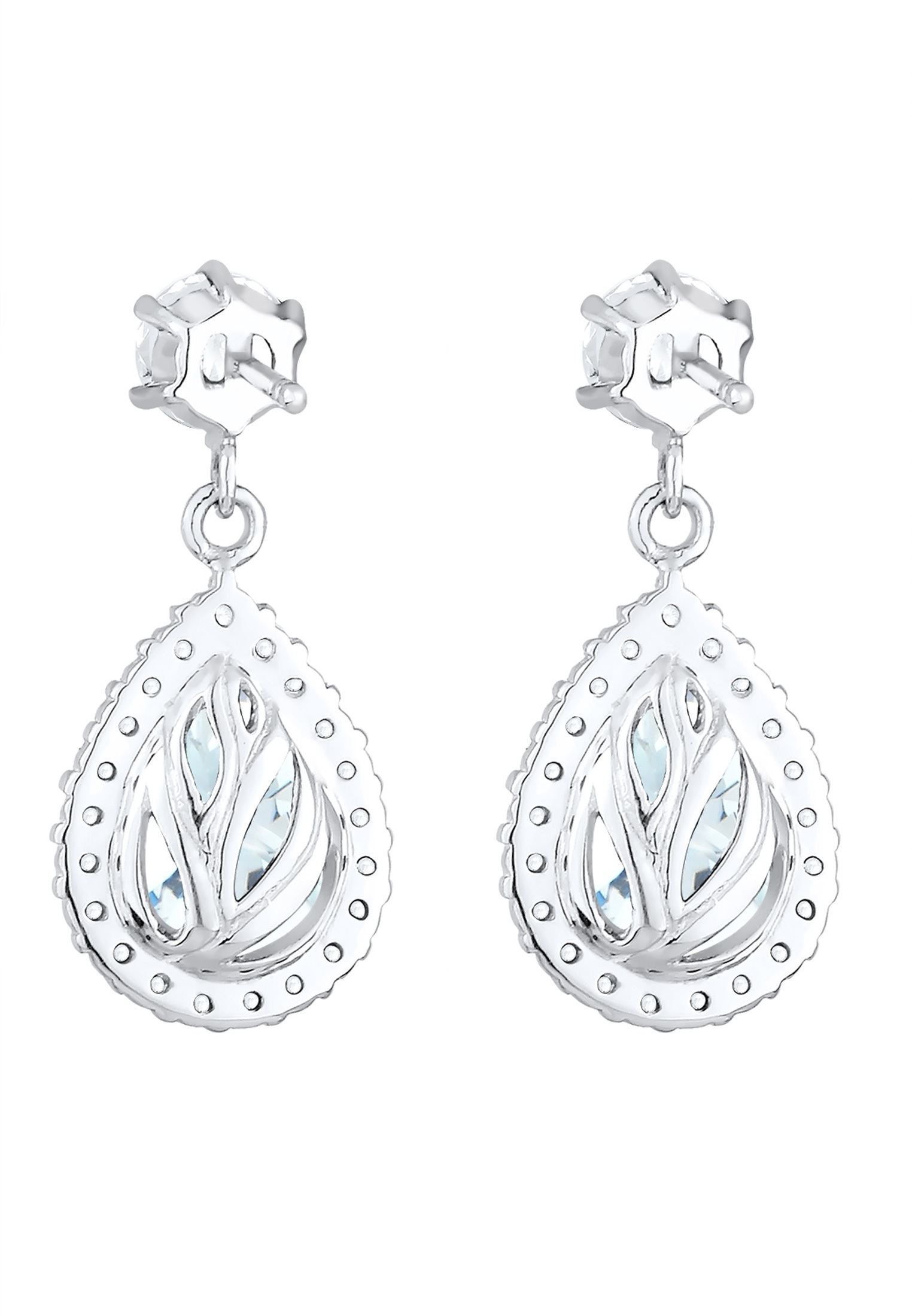 Elli Paar Ohrhänger »Ohrringe Tropfen Glamour Eleganz Zirkonia 925 Silber«